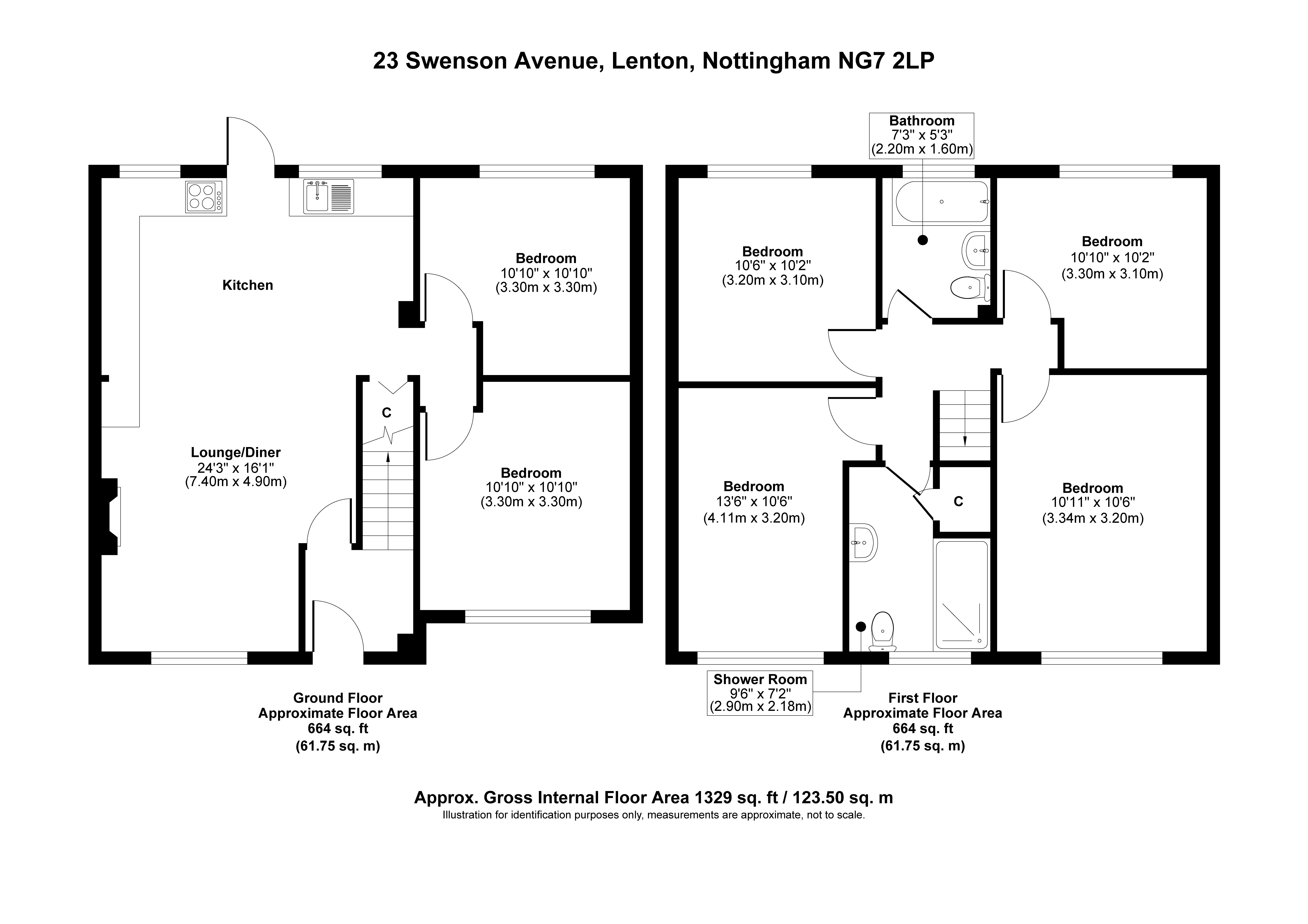 23, Nottingham floorplan