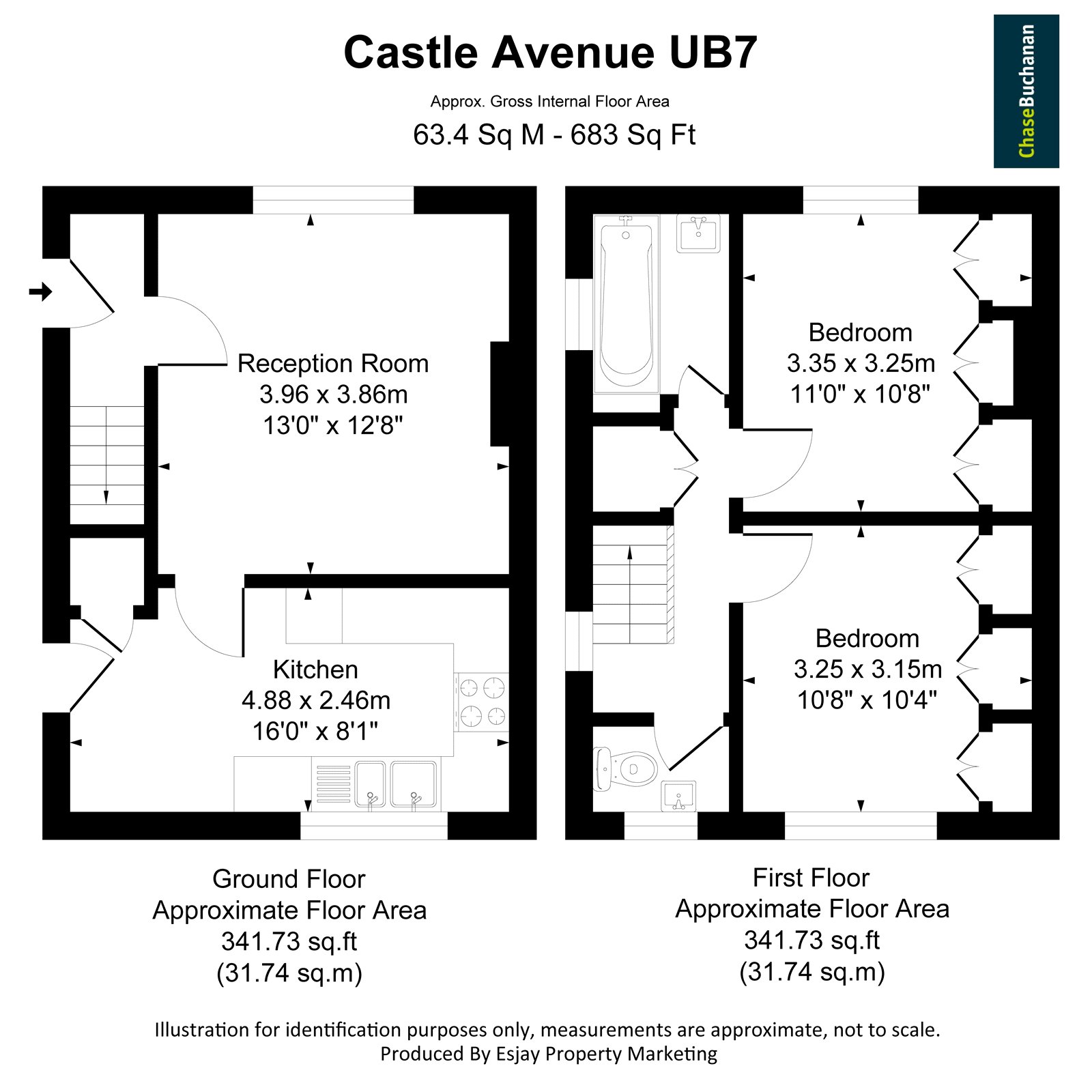 15, Castle Avenue, West Drayton floorplan