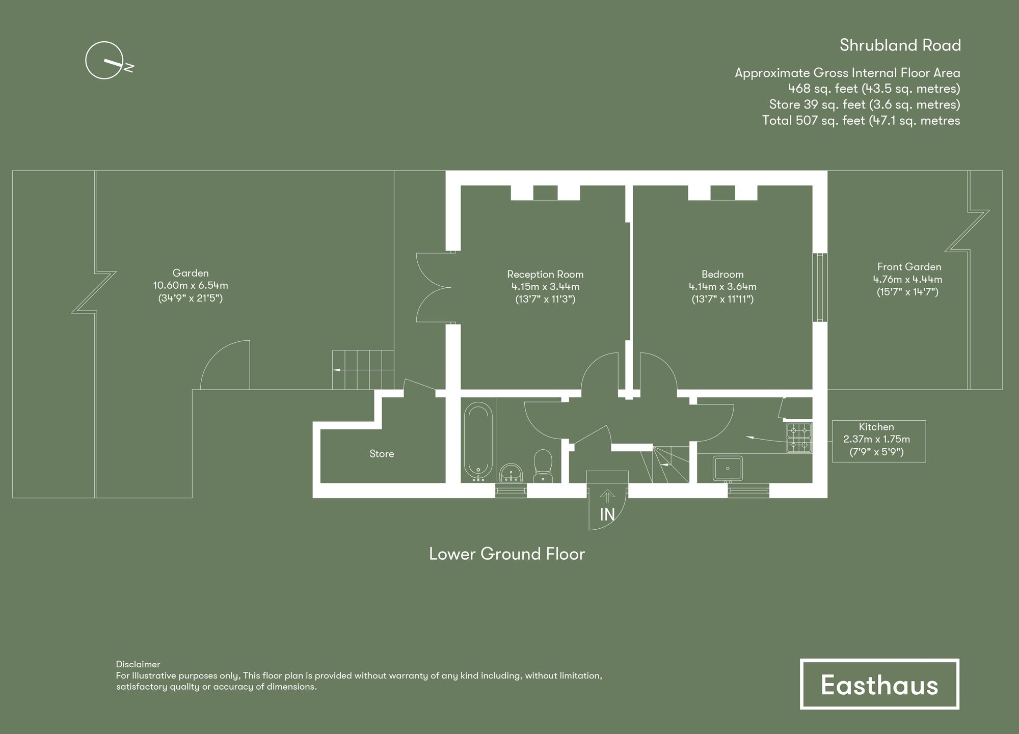 16b Shrubland Road, London floorplan