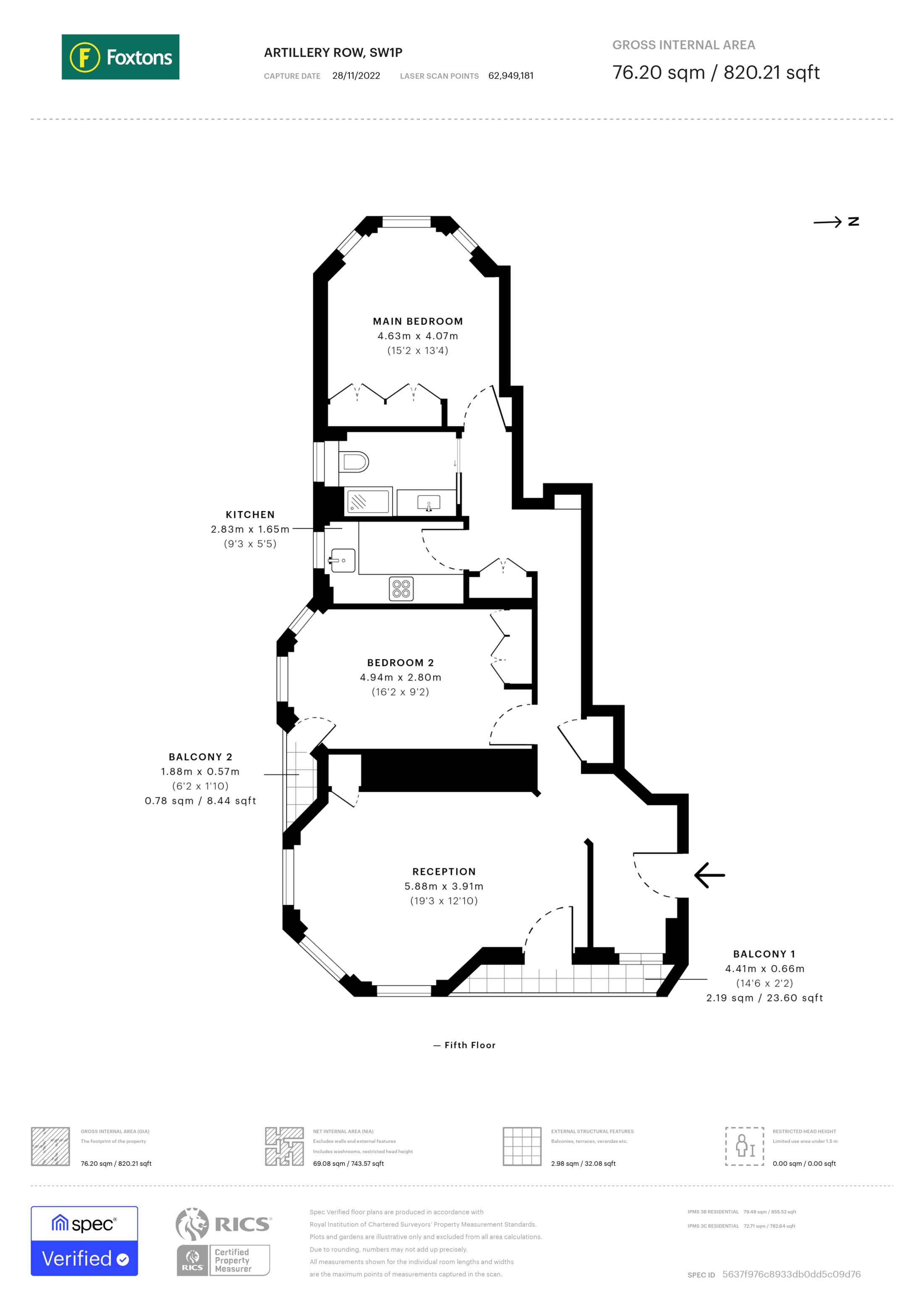 35 Westminster Palace Gardens floorplan