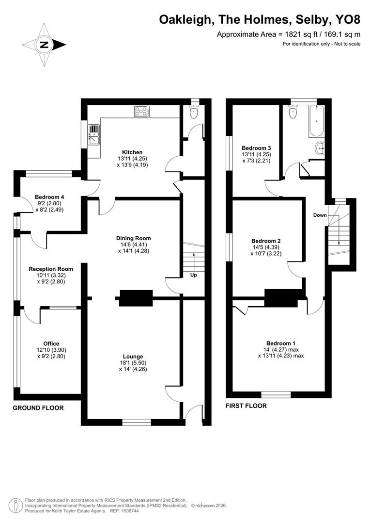 'Oakleigh' ~ The Holmes, Selby floorplan