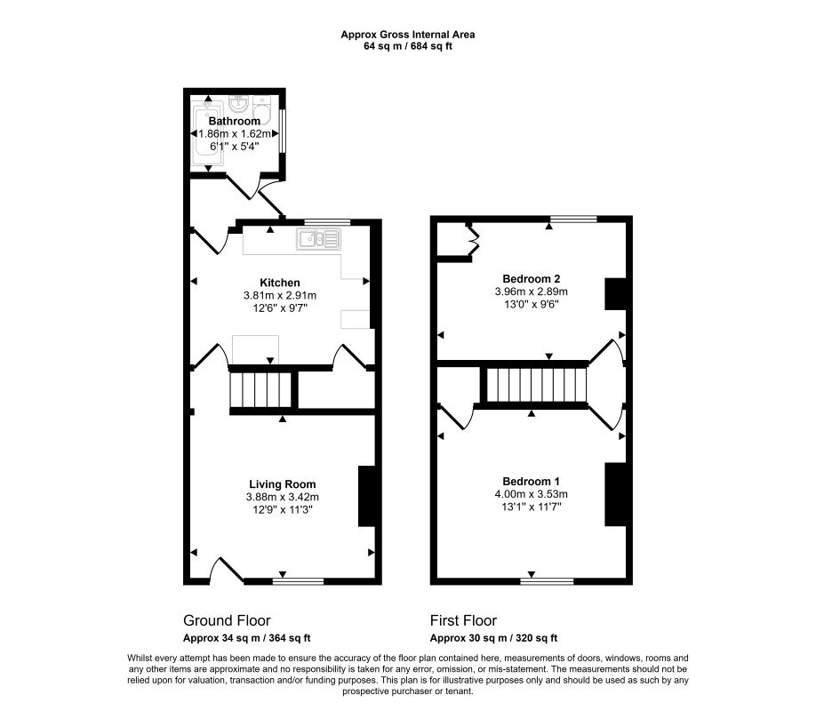 76, Exmouth Road, Great Yarmouth floorplan
