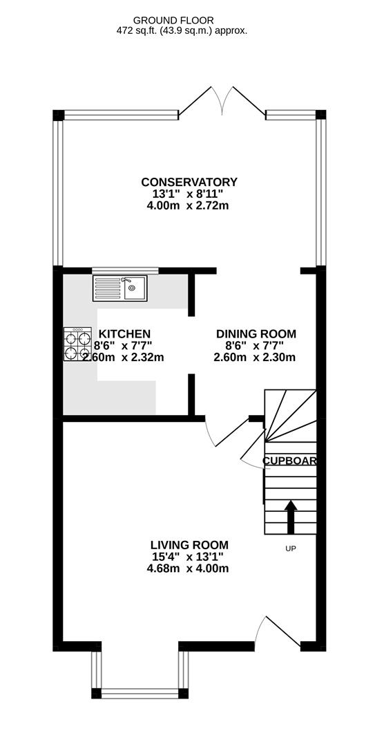 Campion Park, Up Hatherley, Cheltenham GL51, 3 bedroom terraced house