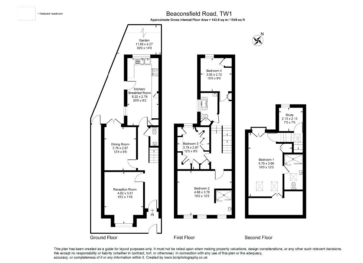 1 Beaconsfield Road, St Margaret's floorplan