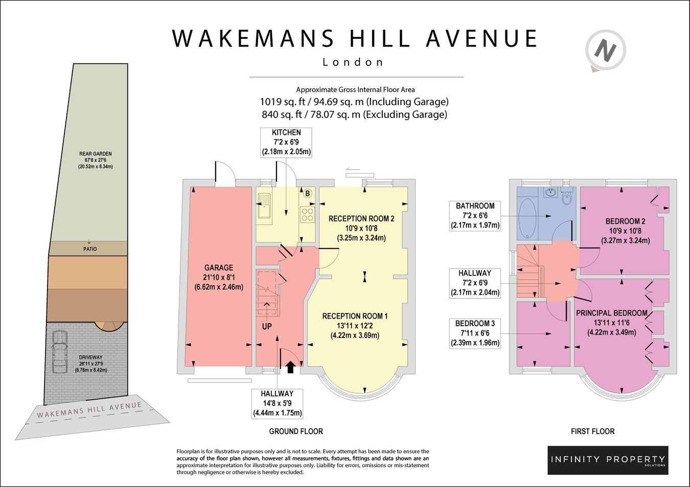 77, Wakemans Hill Avenue, London floorplan