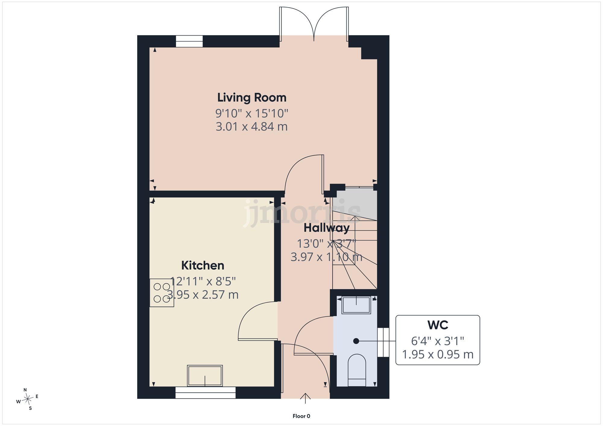 27 Maes Rheithordy, Cardigan floorplan