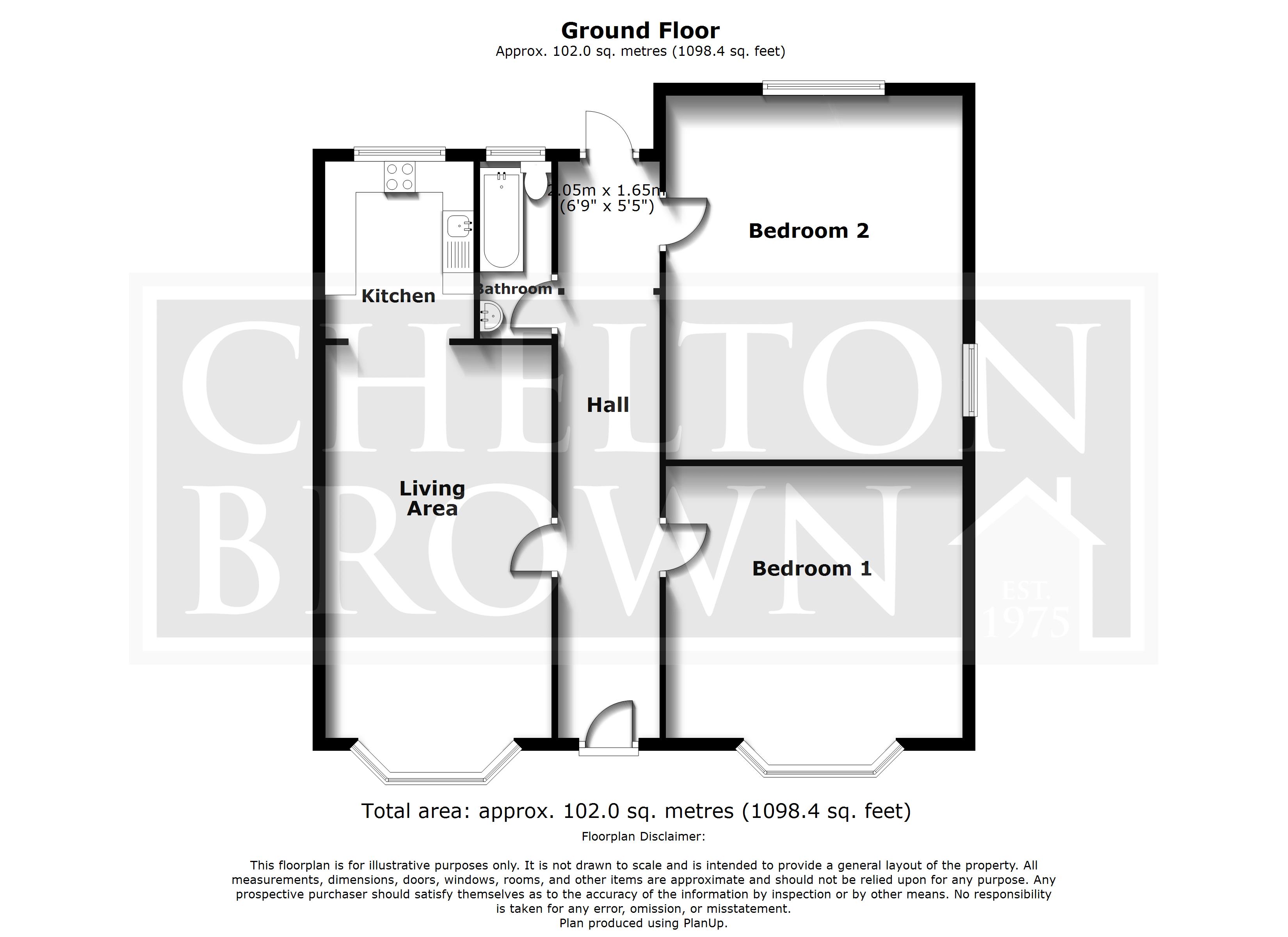 Flat 2, 21, Billing Road, Northamptonshire floorplan