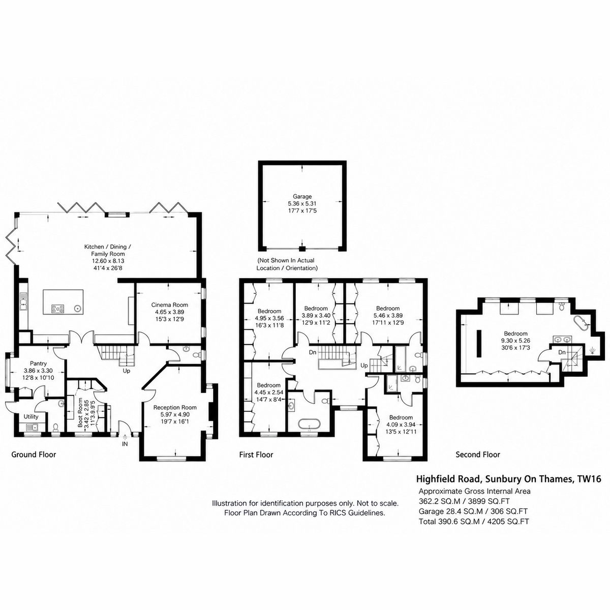 Flat The Old Nurseries, 3, Highfield Road, Surrey floorplan
