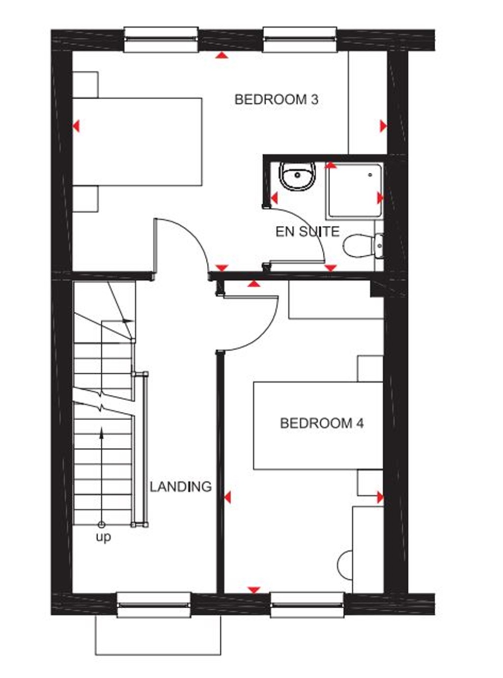 "Leven" at Holehouse Road, Kilmarnock KA3, 4 bedroom terraced house for