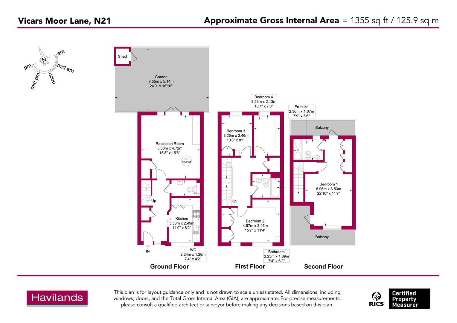 Vicars Moor Lane, N21 floorplan