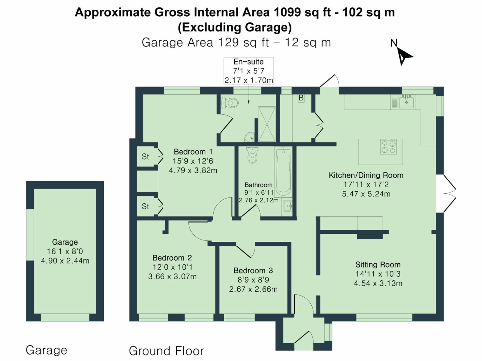 9 Elm Close, Oxford floorplan