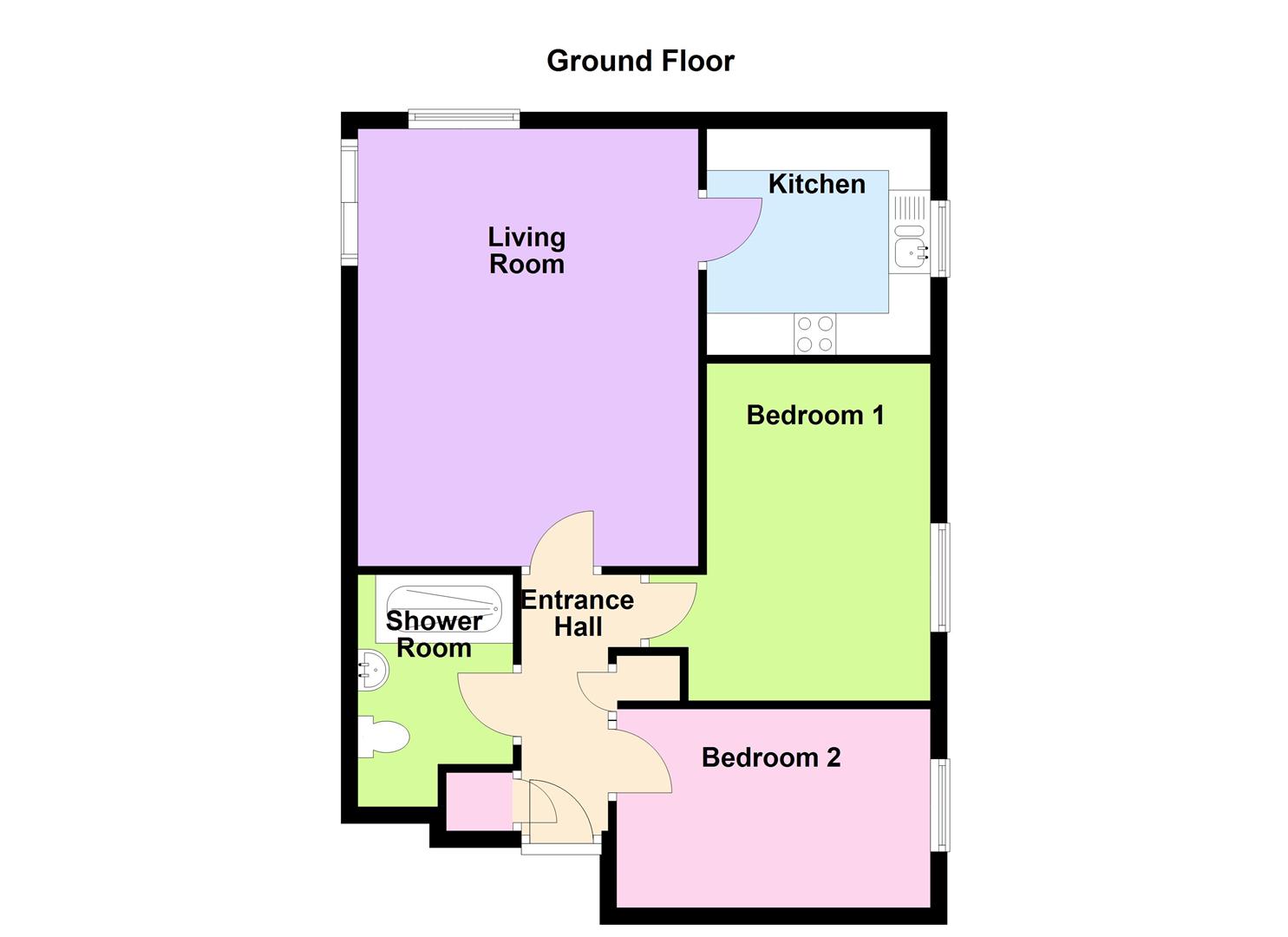 Flat 6, Rodwell Lodge, Rodwell Road, Weymouth floorplan