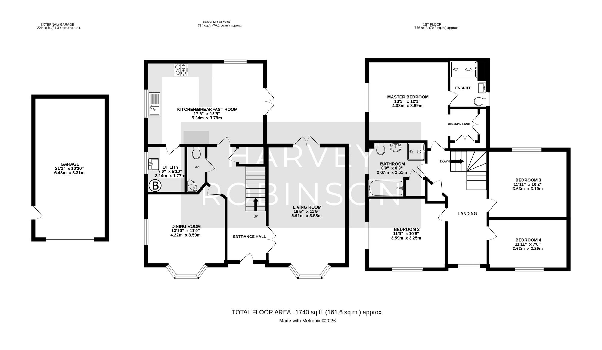 1 Searby Place, Huntingdon floorplan
