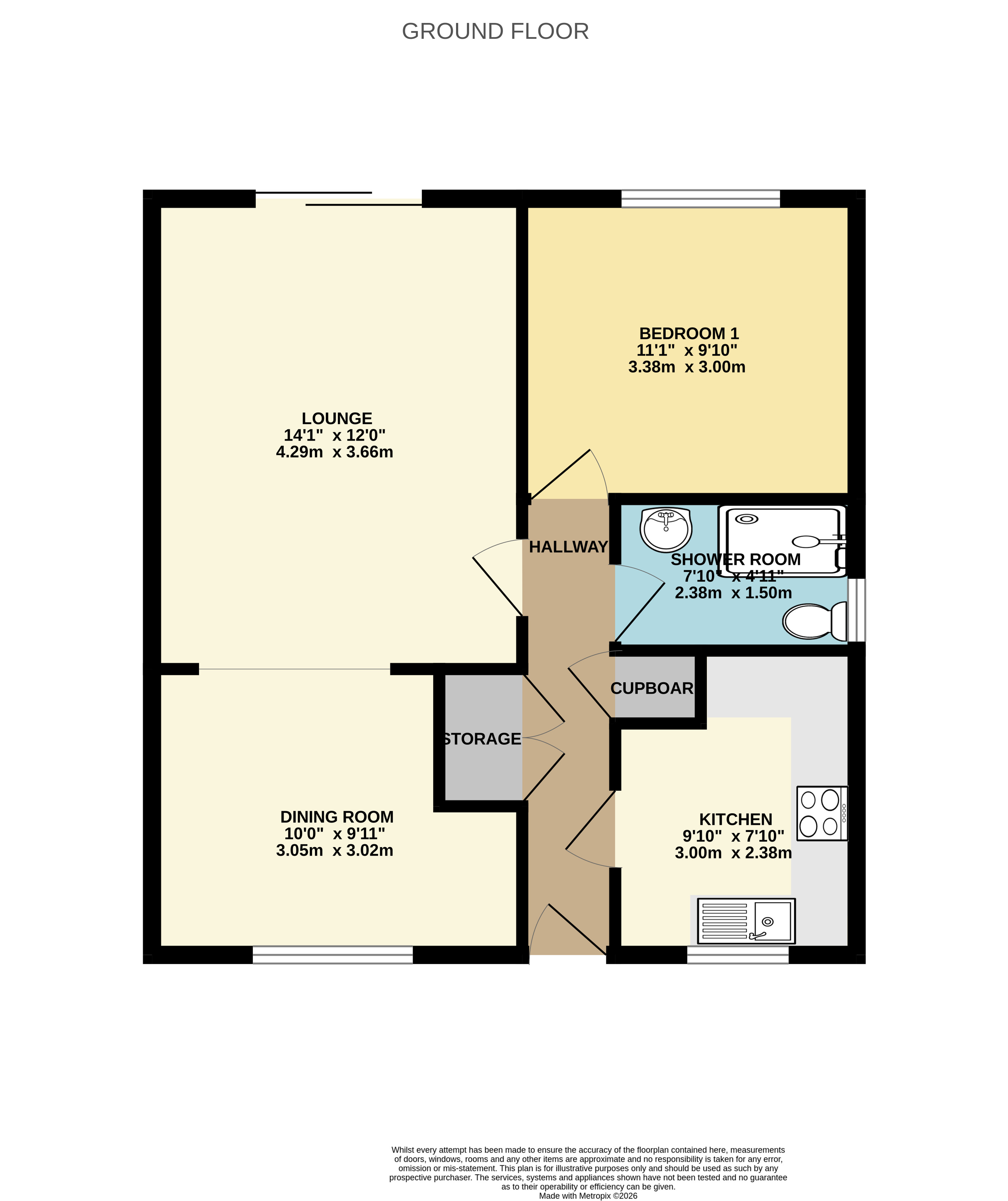 41 Spurway Gardens, Combe Martin Ilfracombe Devon, Devon floorplan