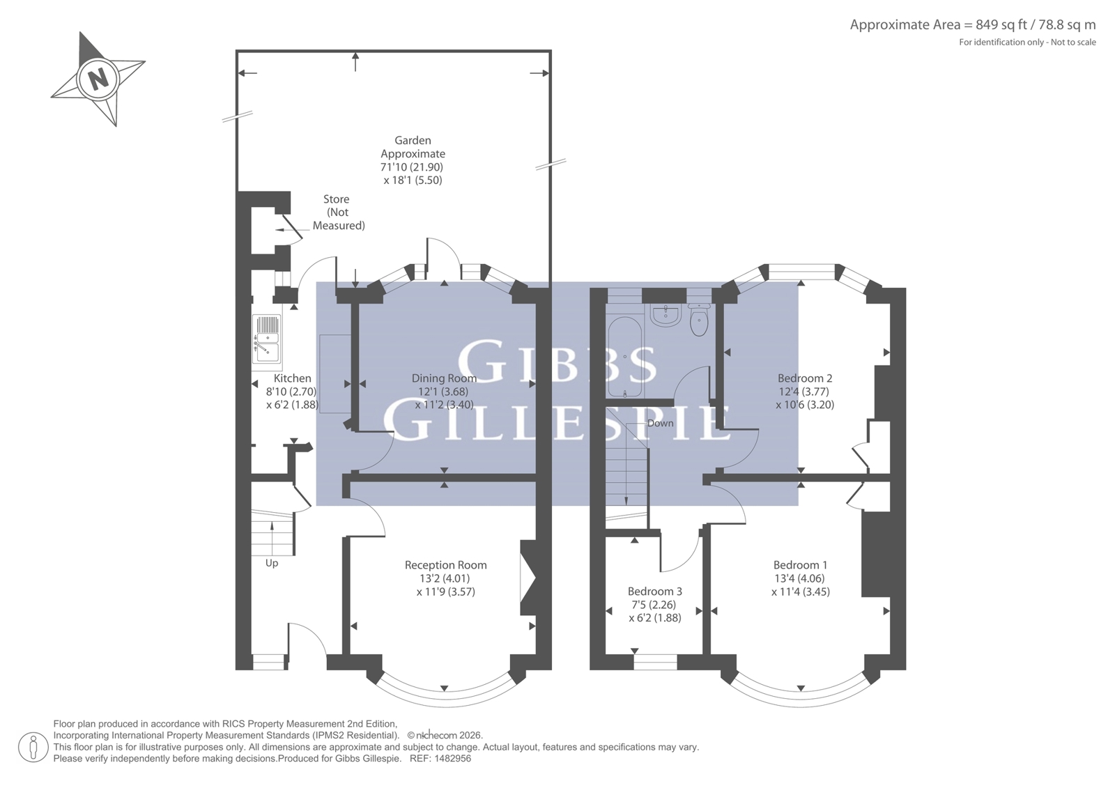 16, Abercorn Crescent, Harrow floorplan