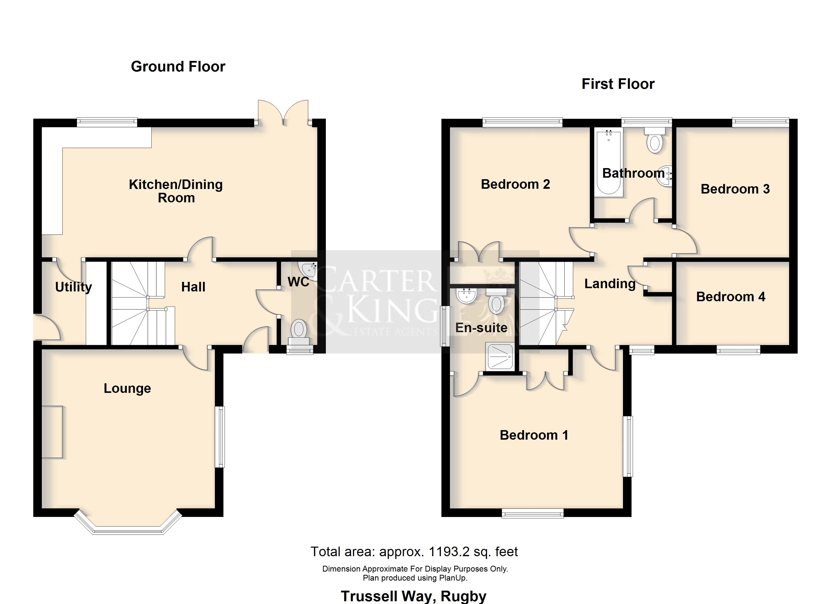 20, Trussell Way, Rugby floorplan