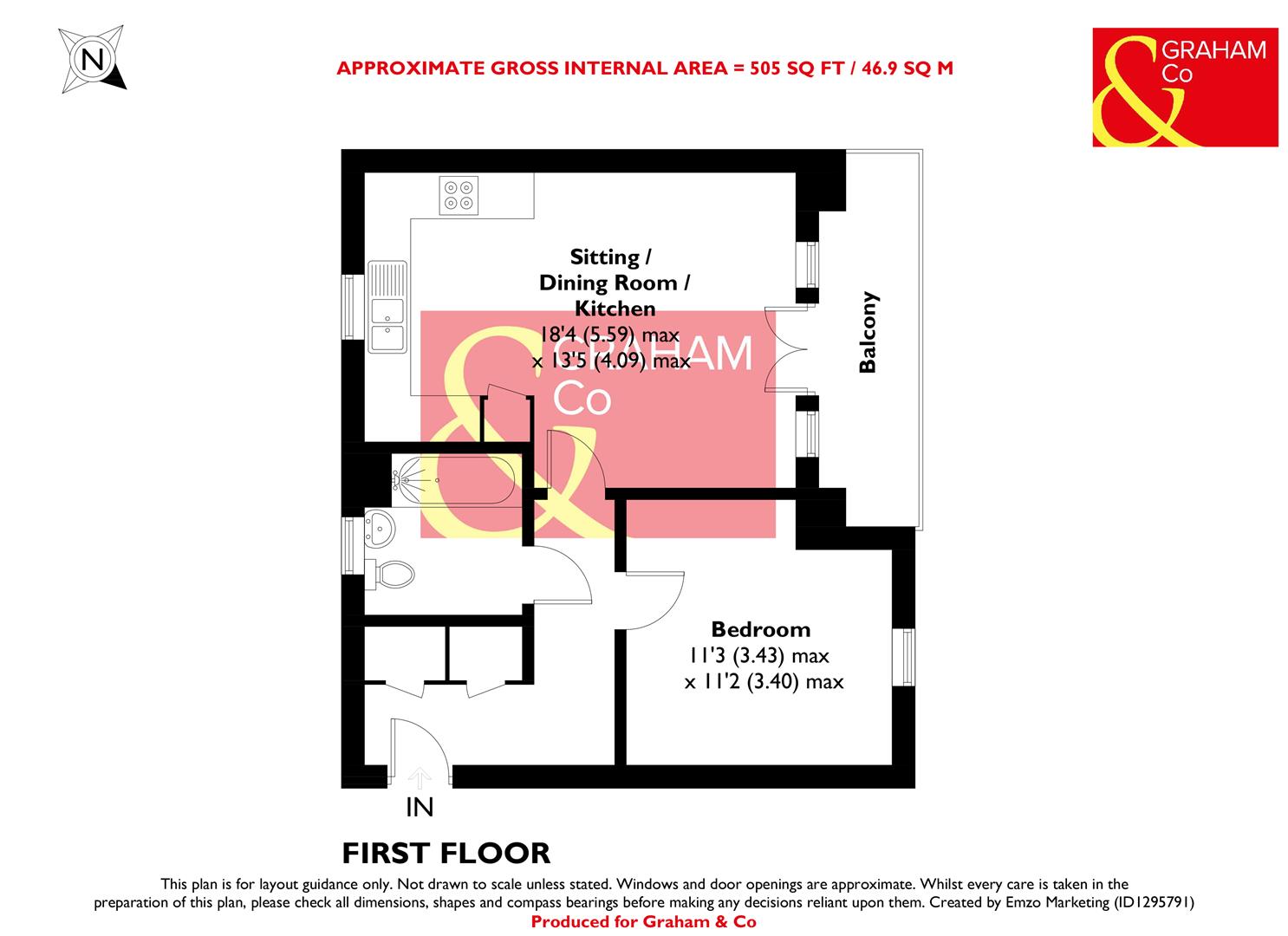 45, Cashmere Drive, Andover floorplan