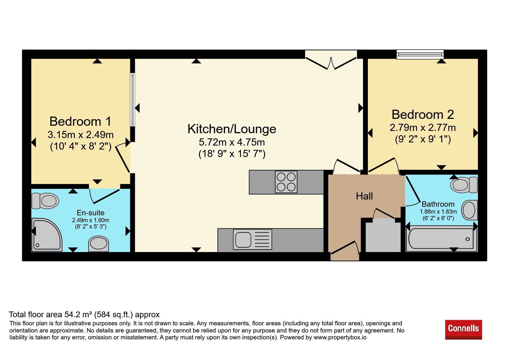 34, Swan Court, Waterhouse Street, Hemel Hempstead floorplan