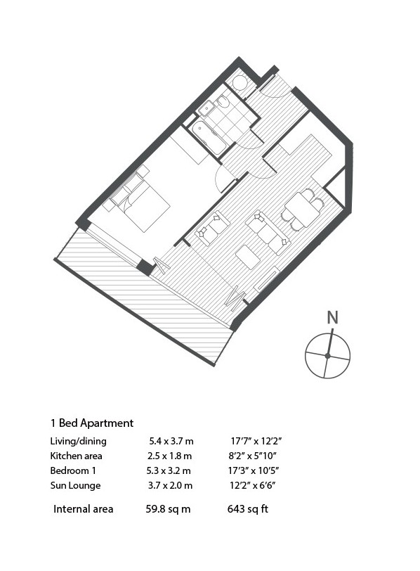 Gateway Tower, London floorplan