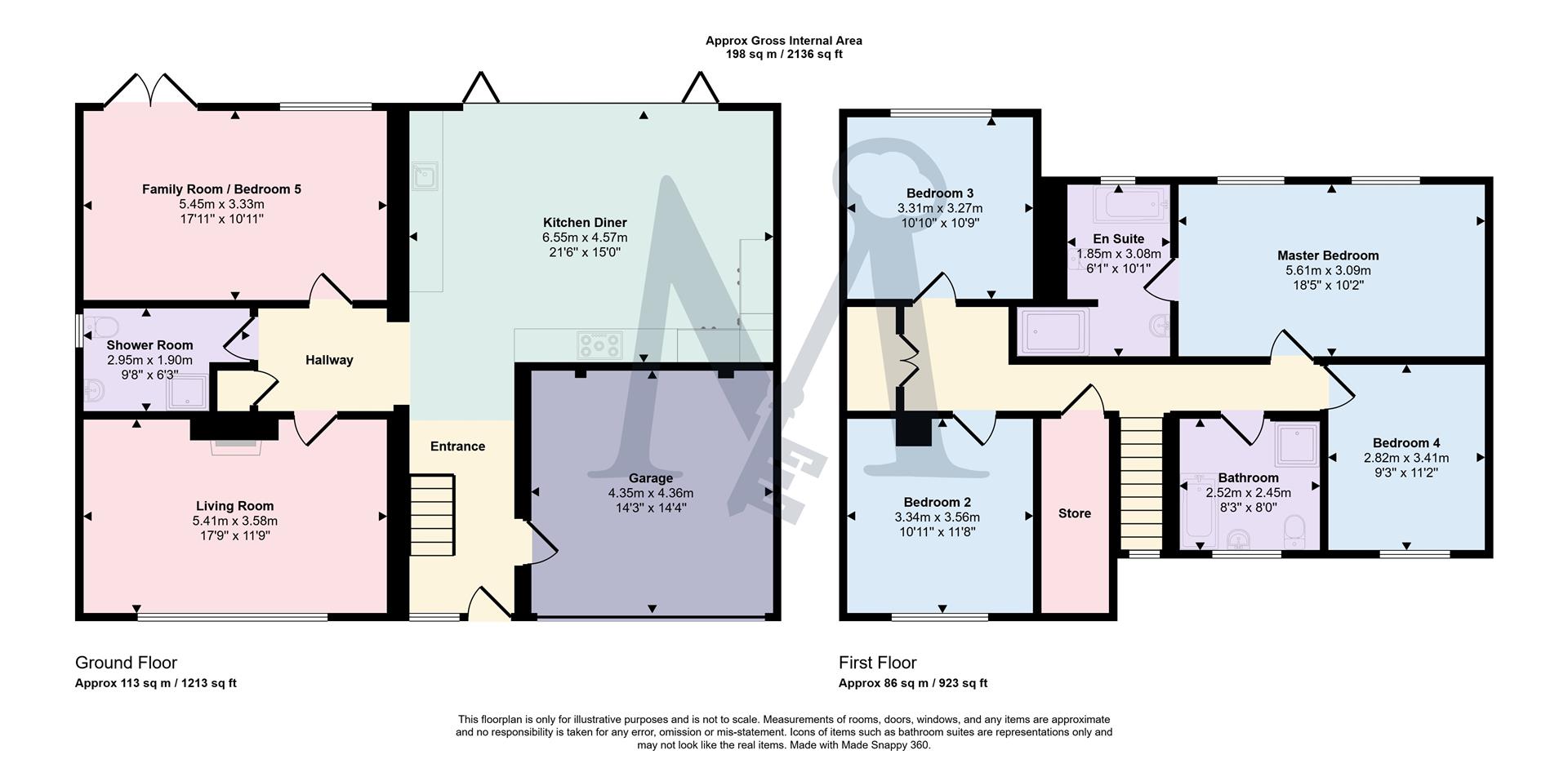 40, Mossdale, Coalville floorplan