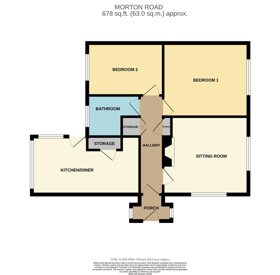 5, Morton Road, Lowestoft floorplan