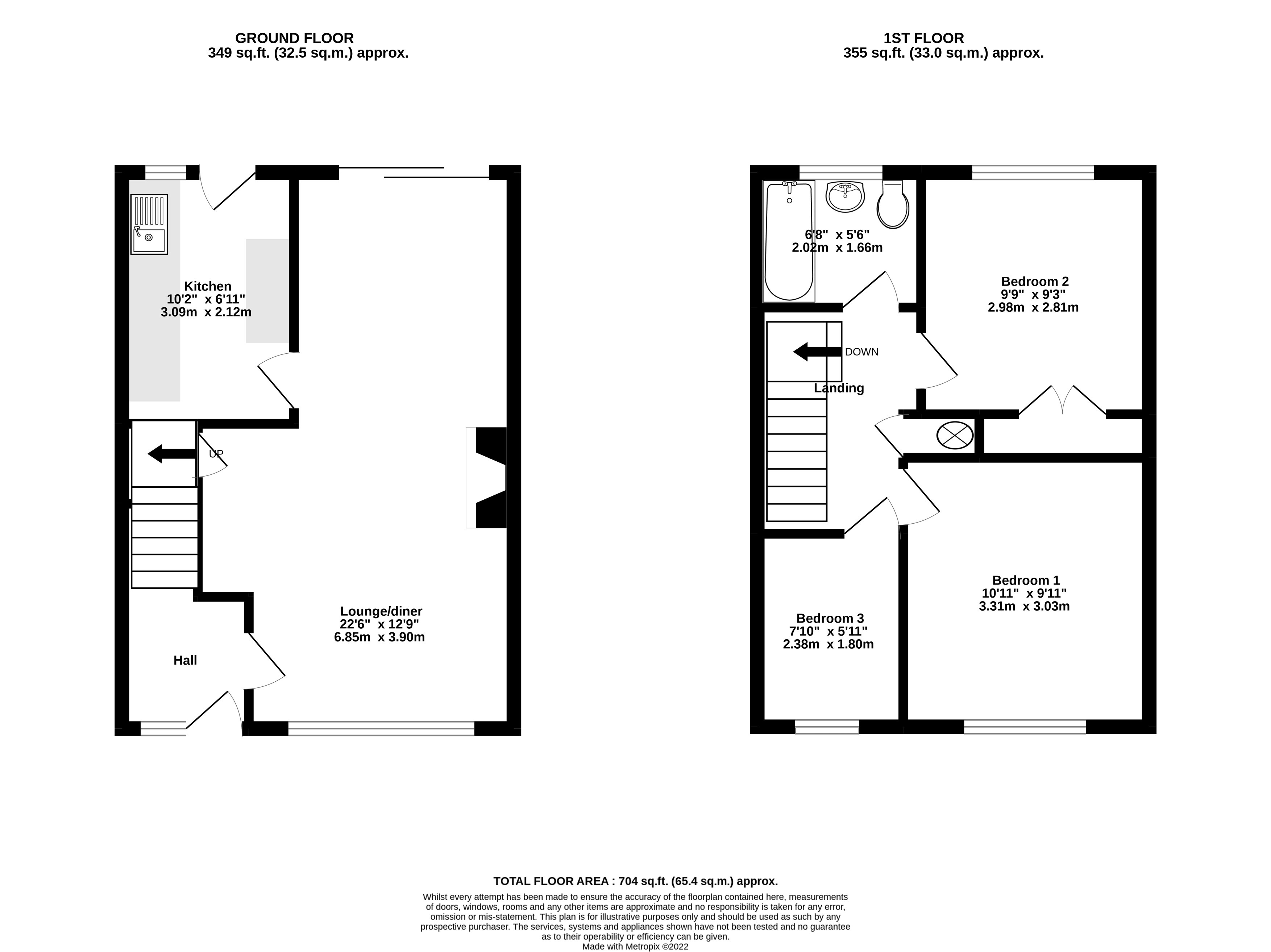 6, Mill Close, West Drayton floorplan