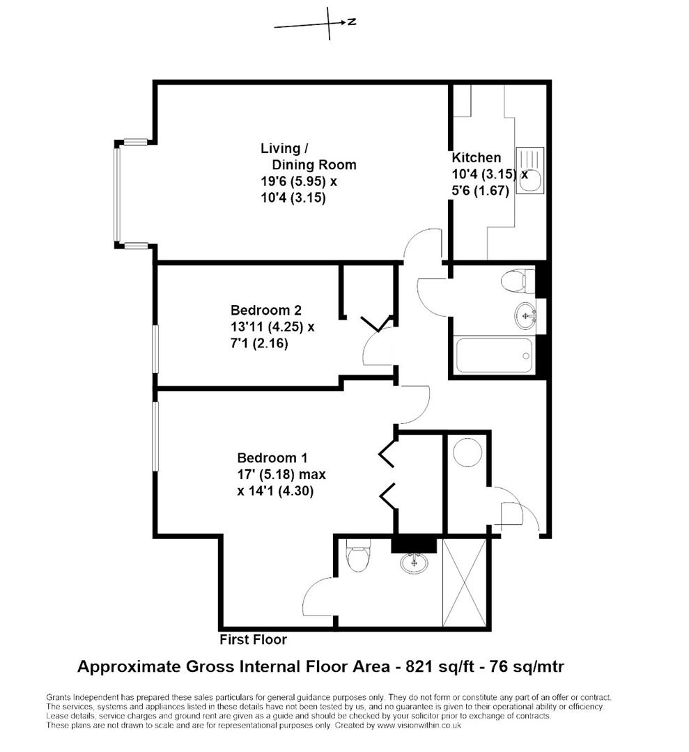 26 Cedar Court, Crockford Park Road, Addlestone floorplan