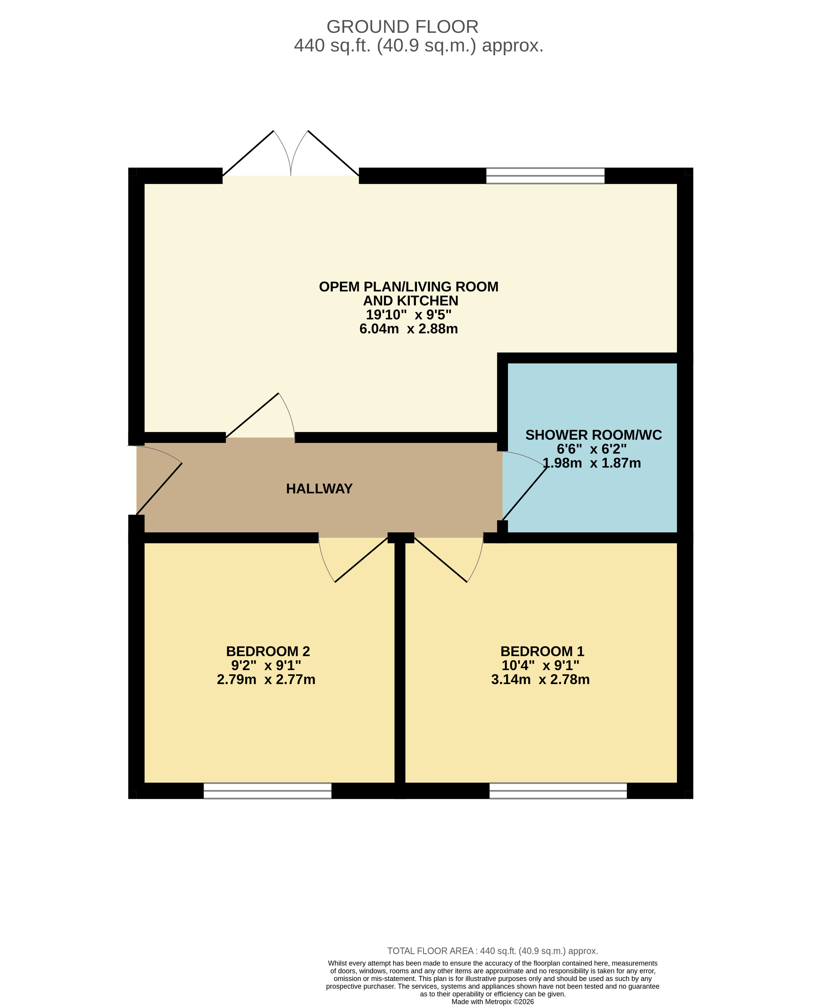 Crumb Cottage, Bakery Close, Ripley floorplan