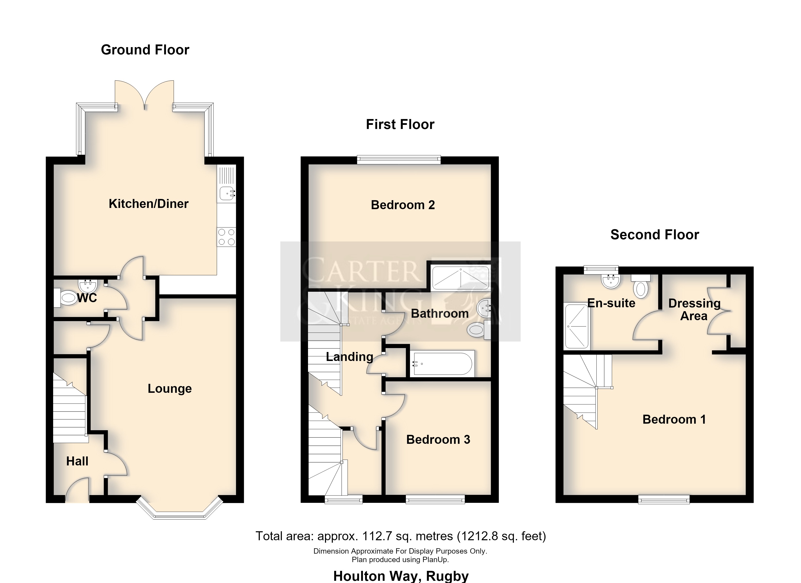 7, Houlton Way, Rugby floorplan