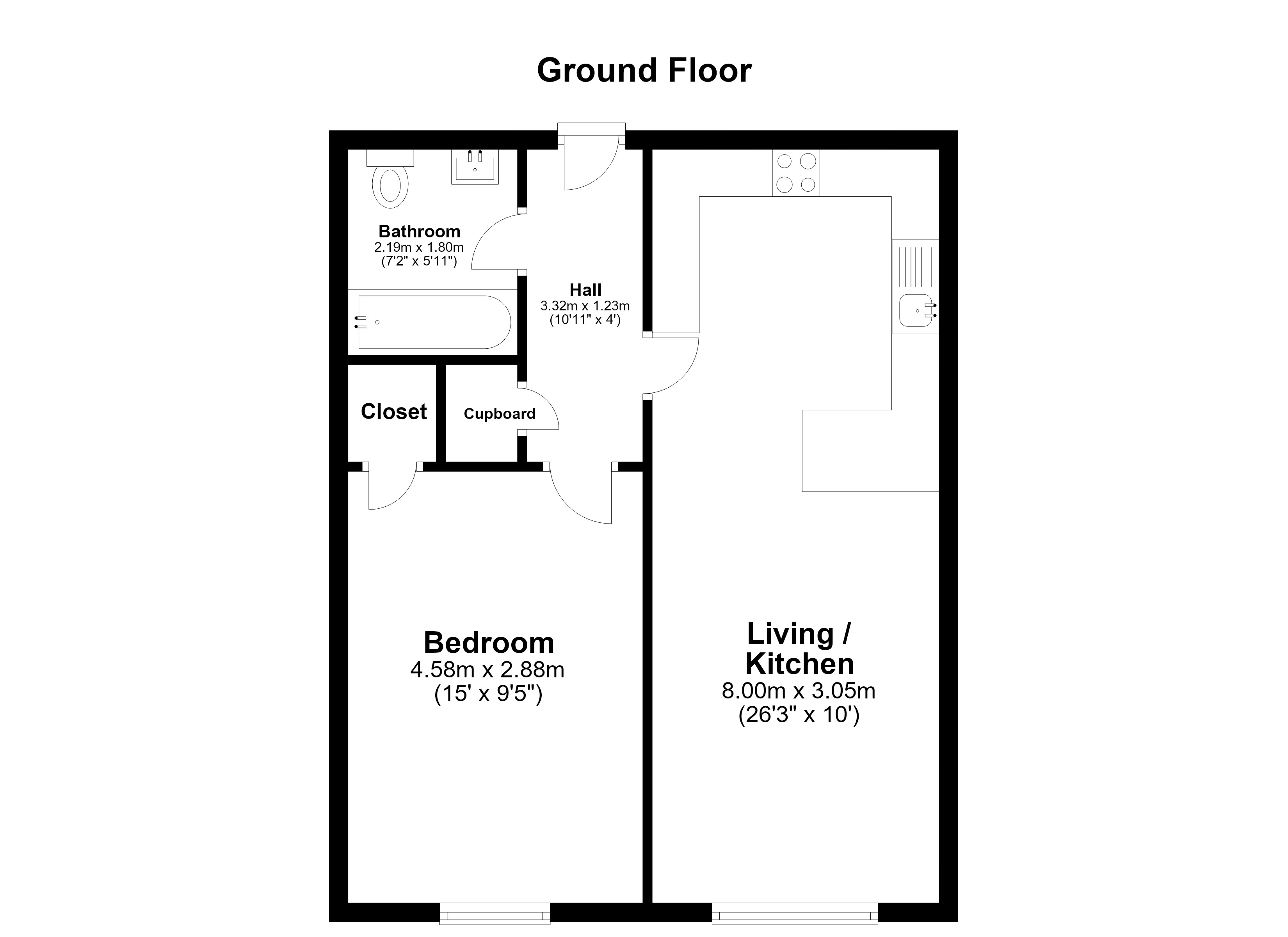 Broadwalk, Crawley floorplan