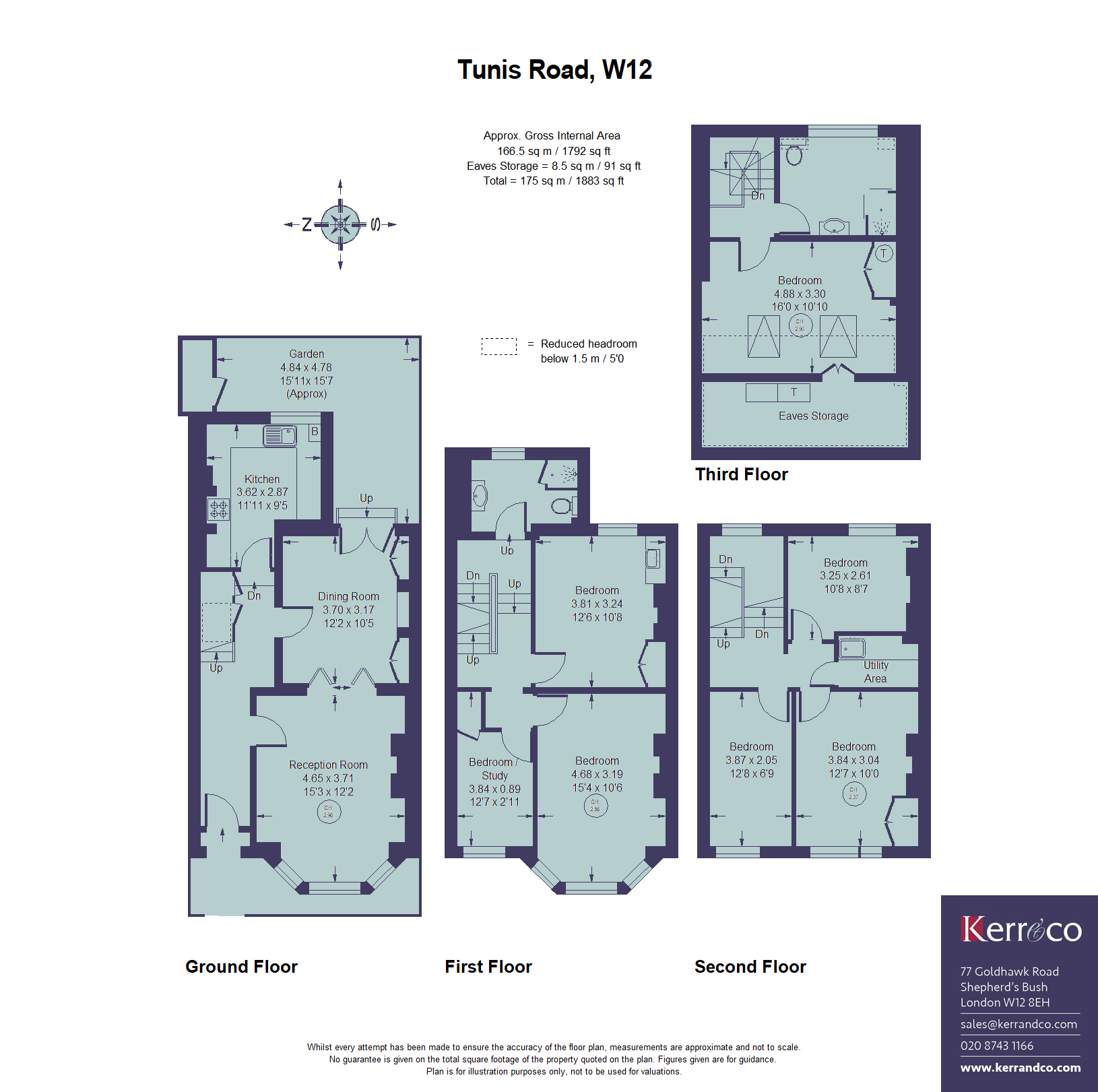 78, Tunis Road, Shepherd's Bush W12 floorplan