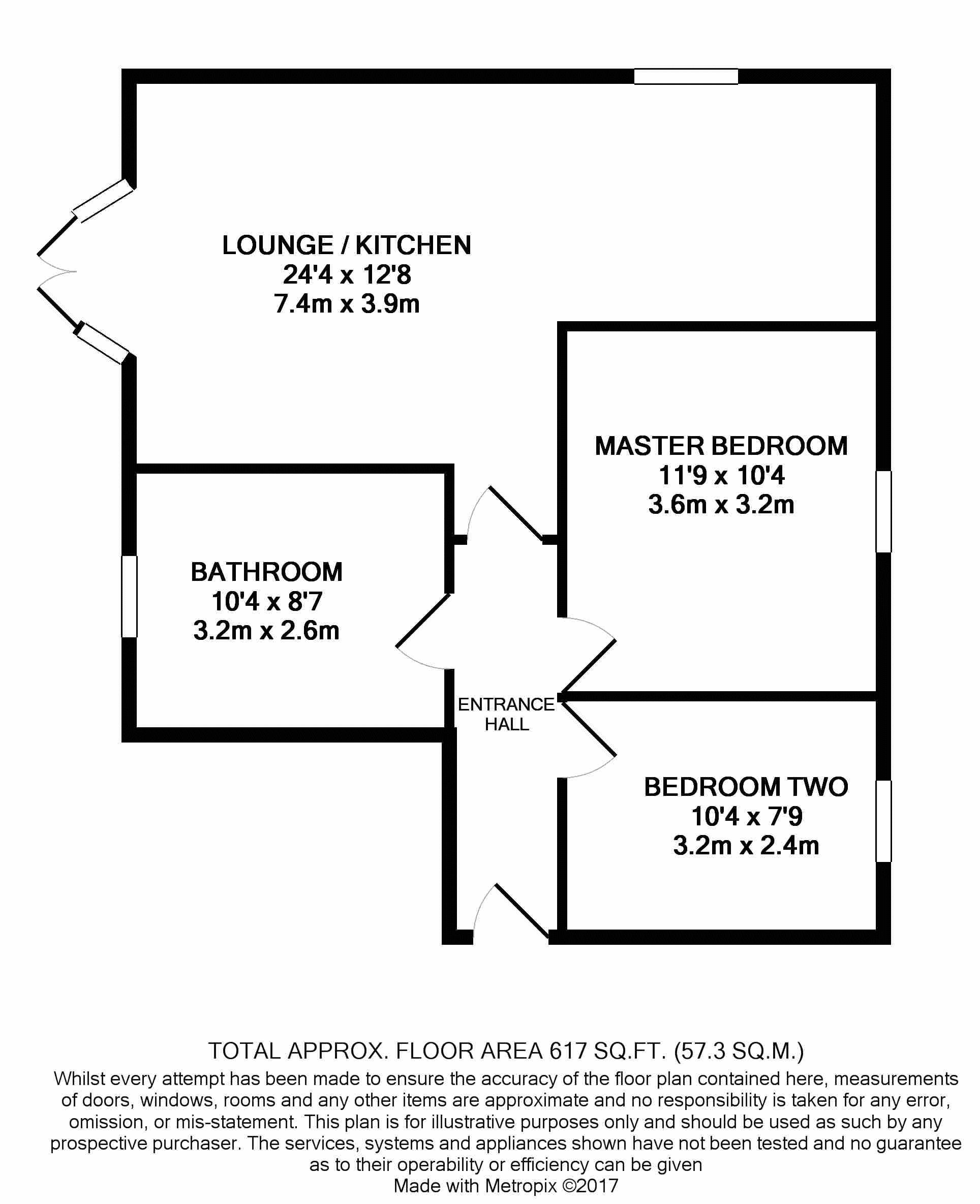 2 Bedrooms Flat to rent in Western Avenue, Bracebridge Heath, Lincoln LN4