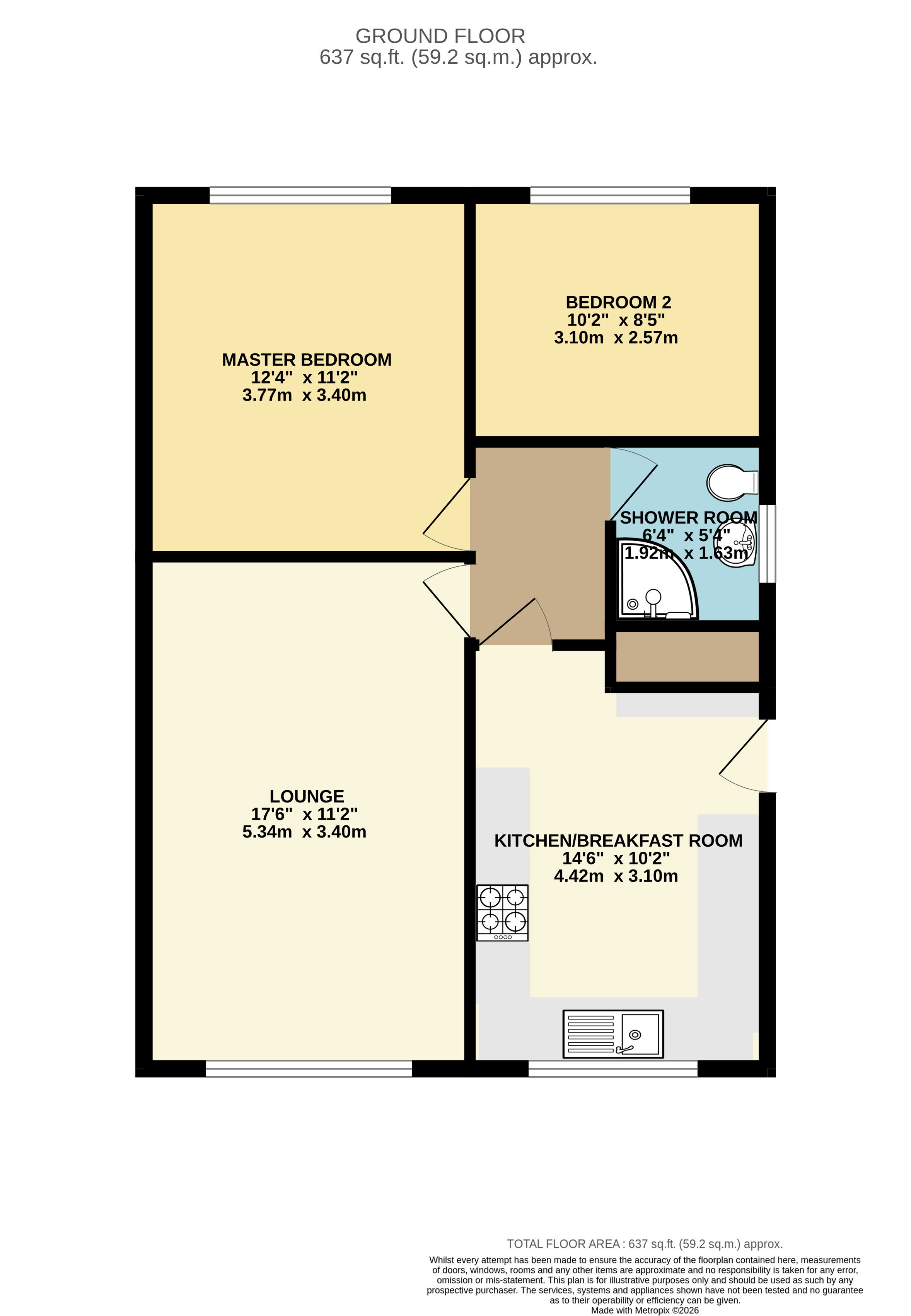 10, Elizabeth Crescent, Bradford floorplan