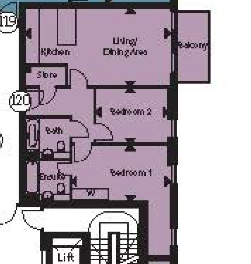 Cityscape Kensington Apartments, Aldgate East, London floorplan