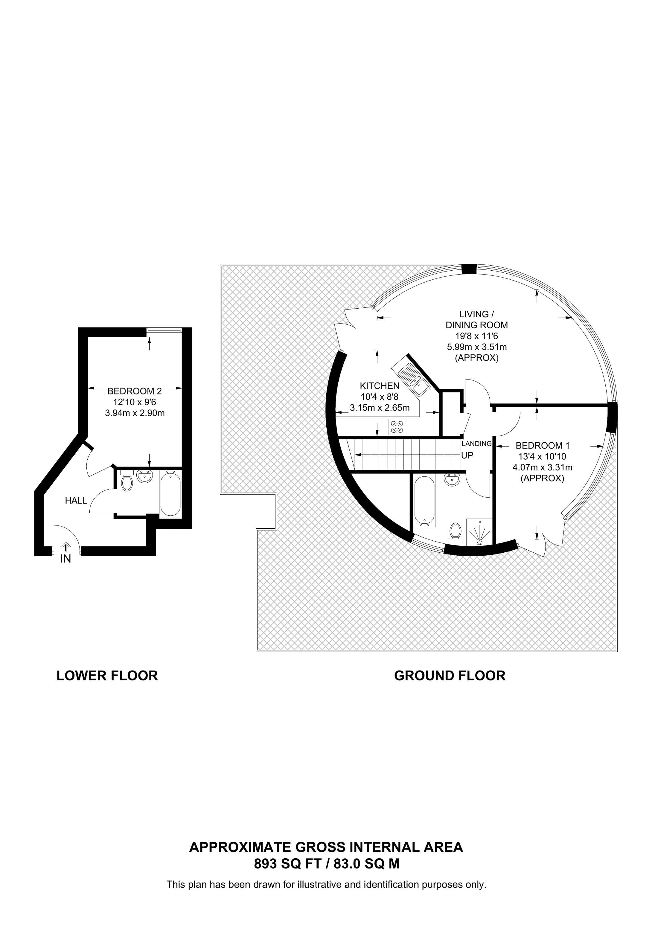 Flanders Court, Watford floorplan