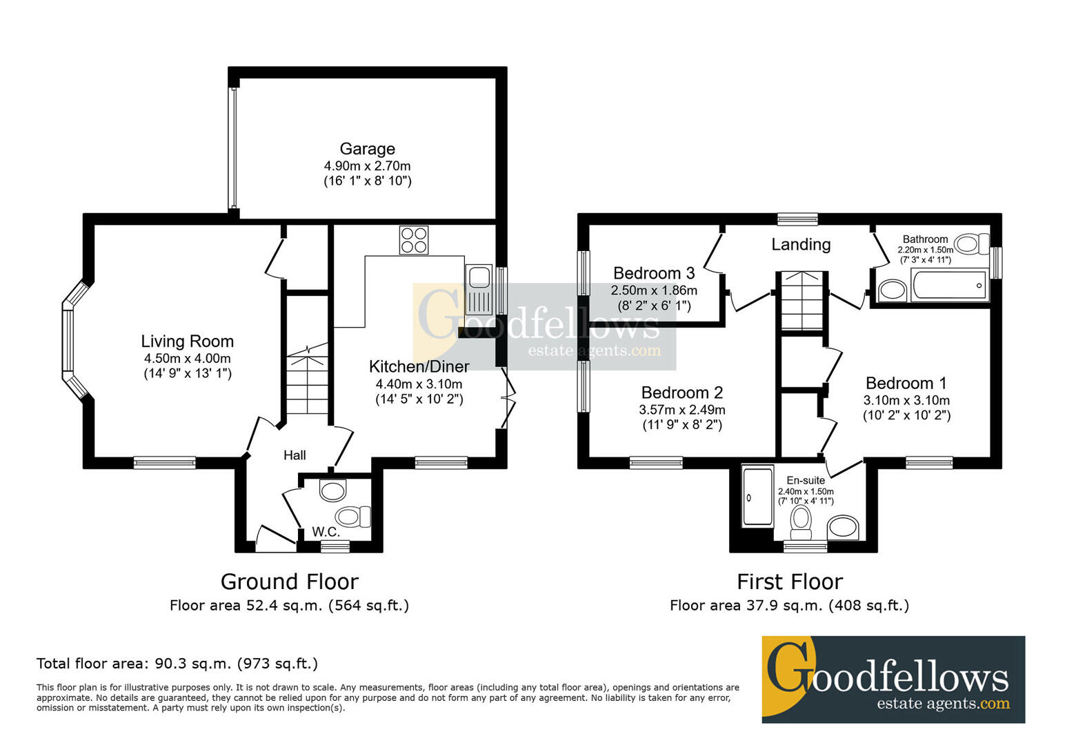 24, Hall Drive, Newcastle Upon Tyne floorplan