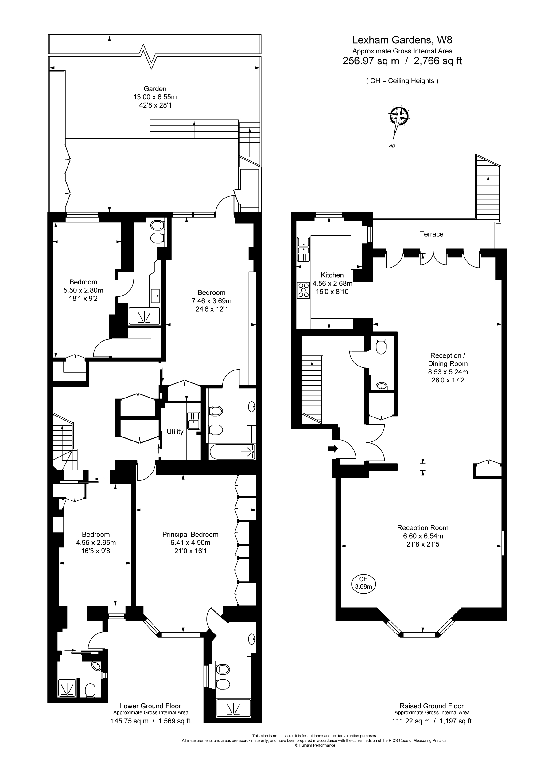 31, Lexham Gardens, London floorplan