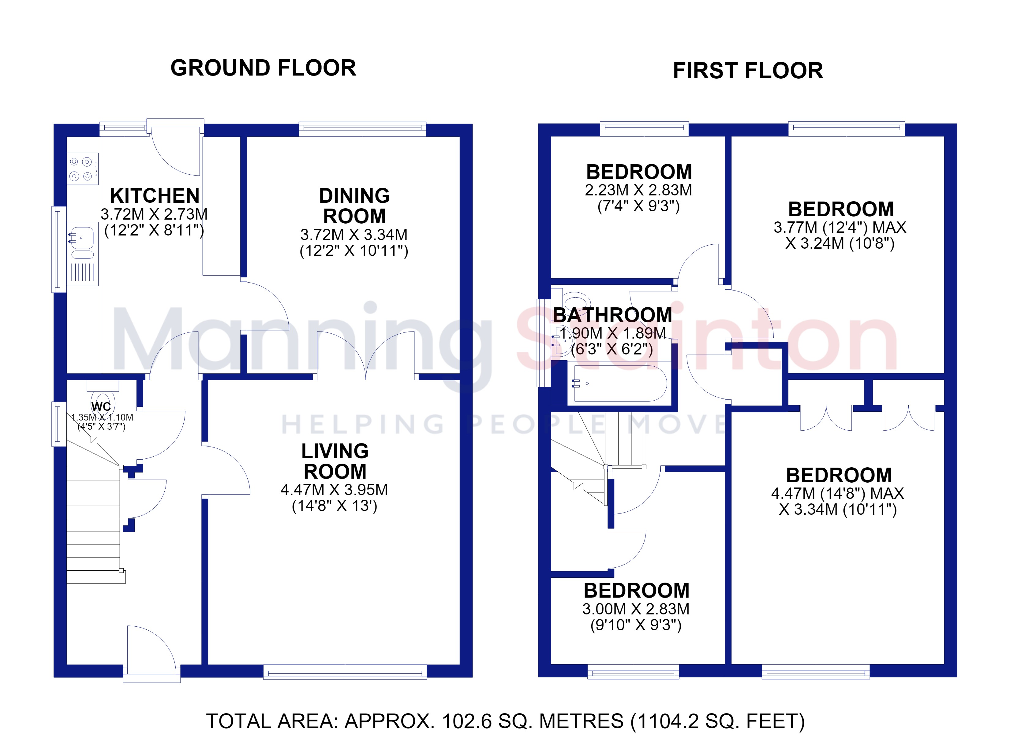11, Wentworth Avenue, West Yorkshire floorplan