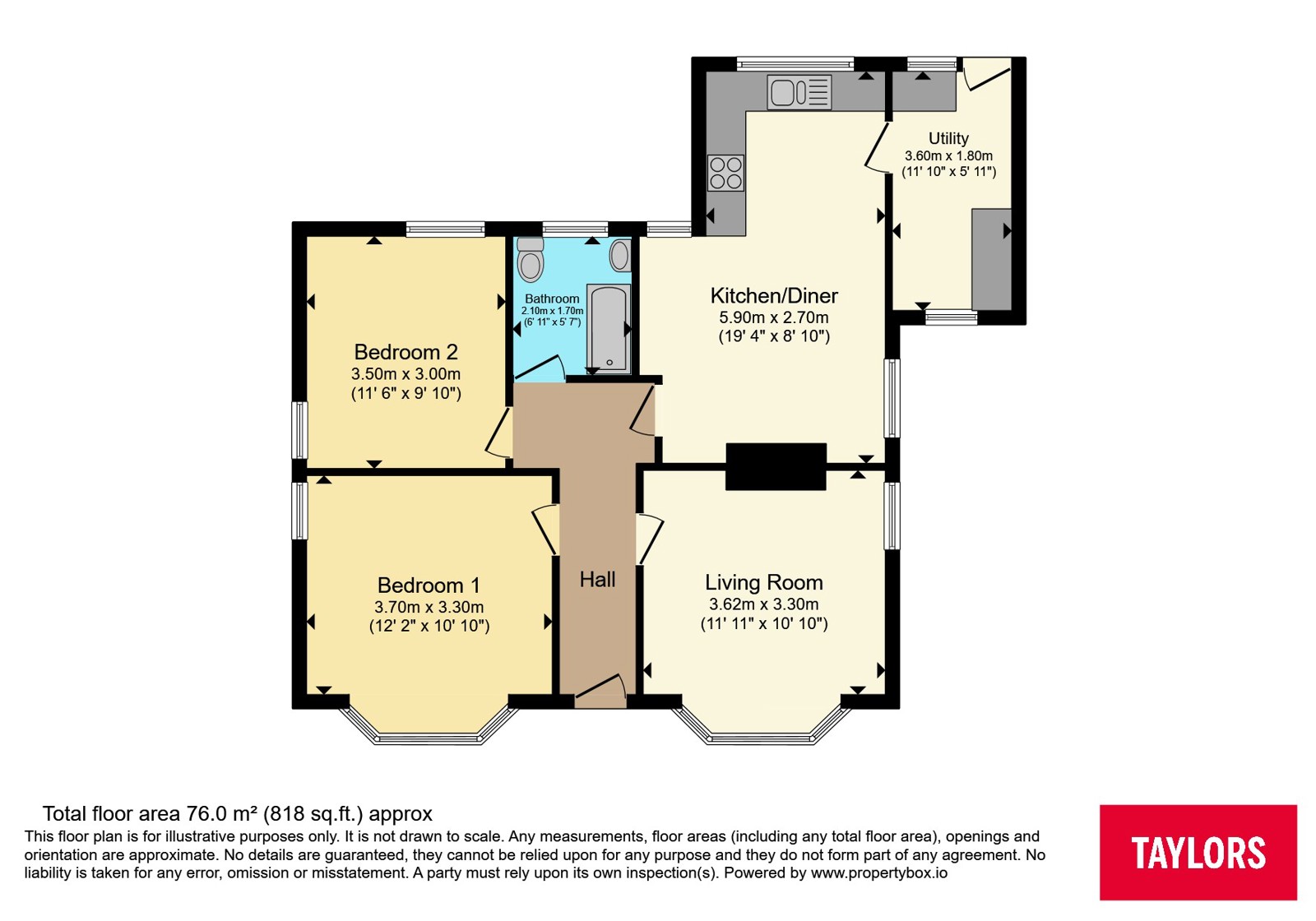 541, Chepstow Road, Newport floorplan