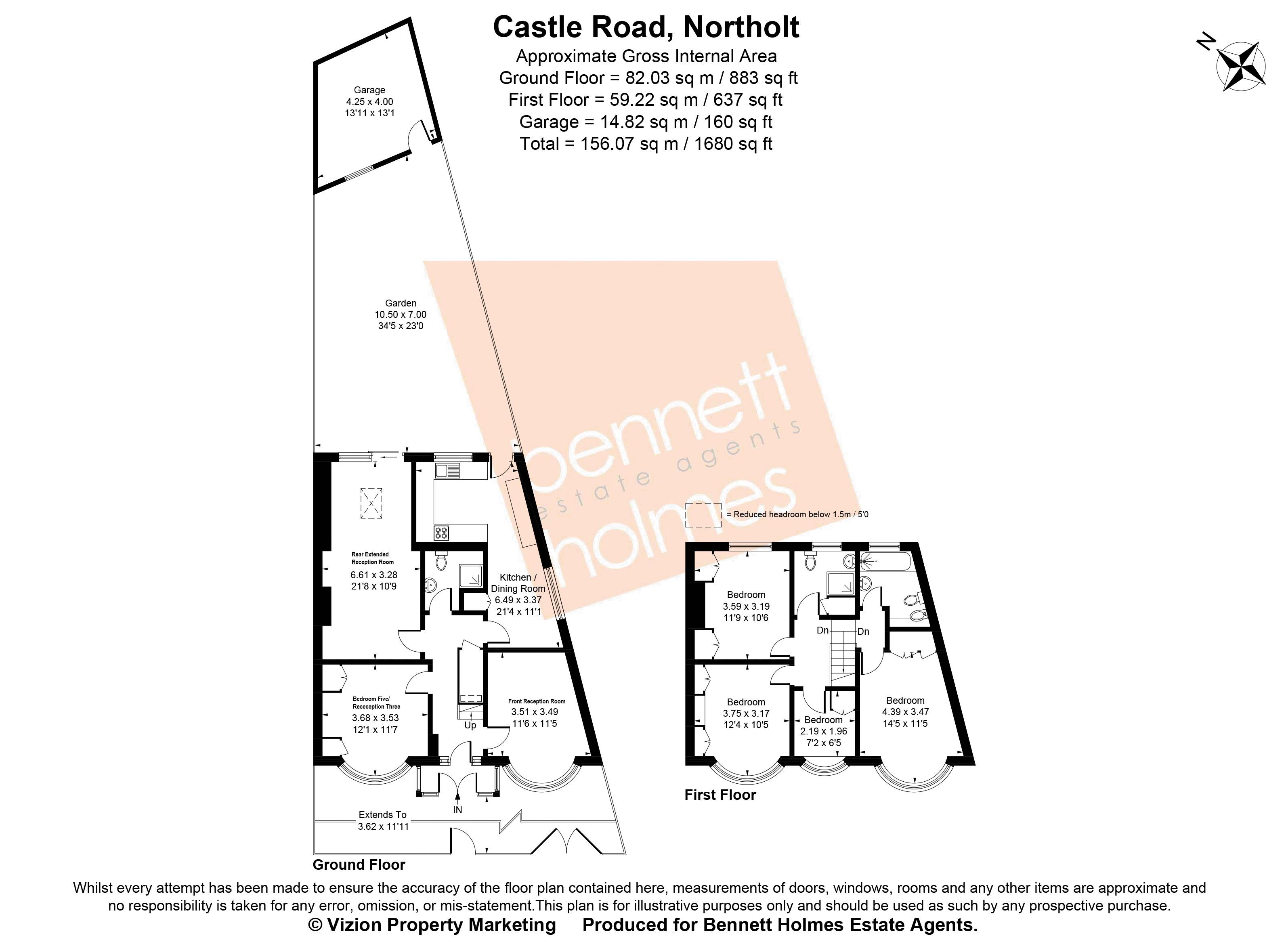 Castle Road, Northolt floorplan