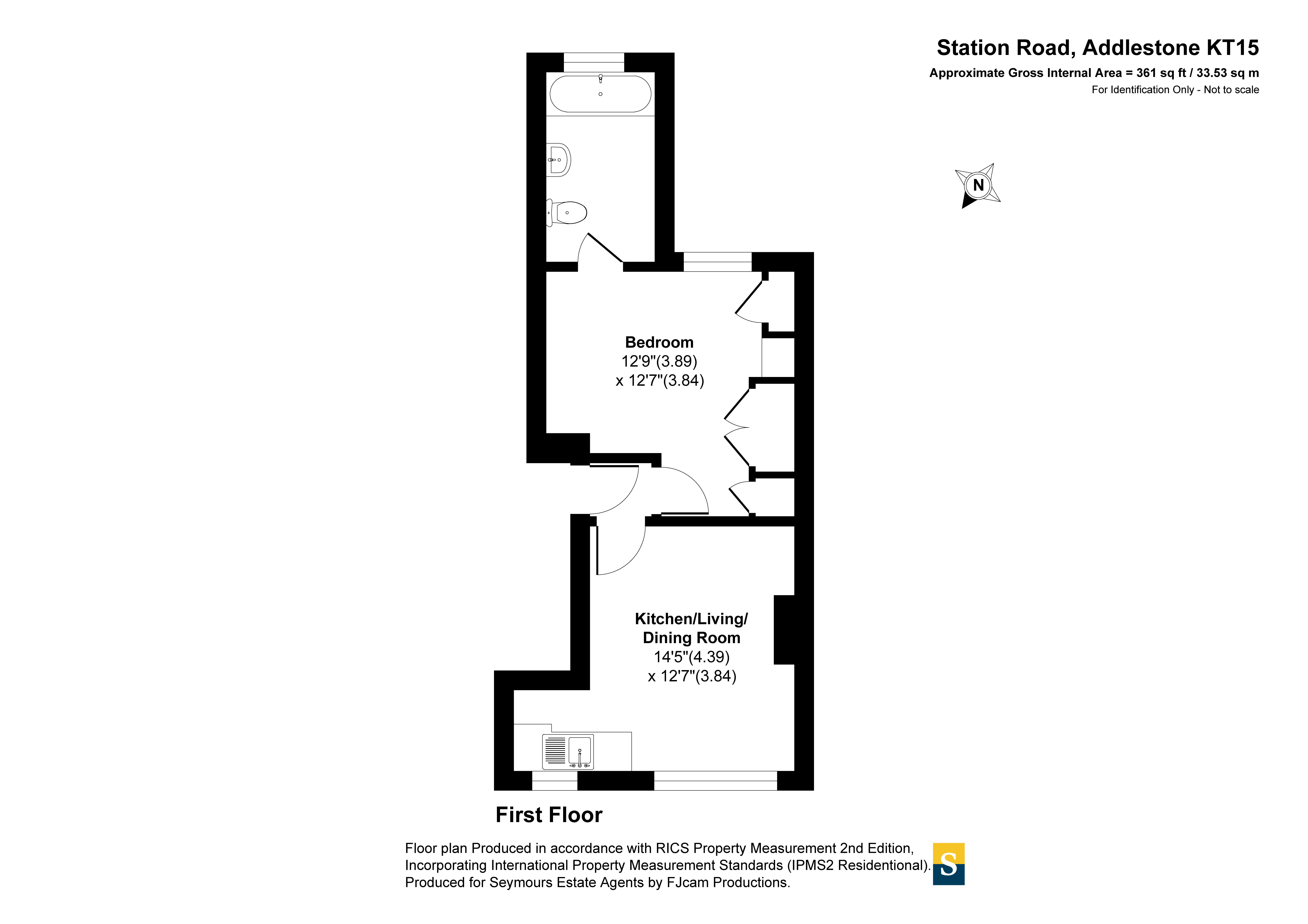 Flat 3, 218, Station Road, Surrey floorplan