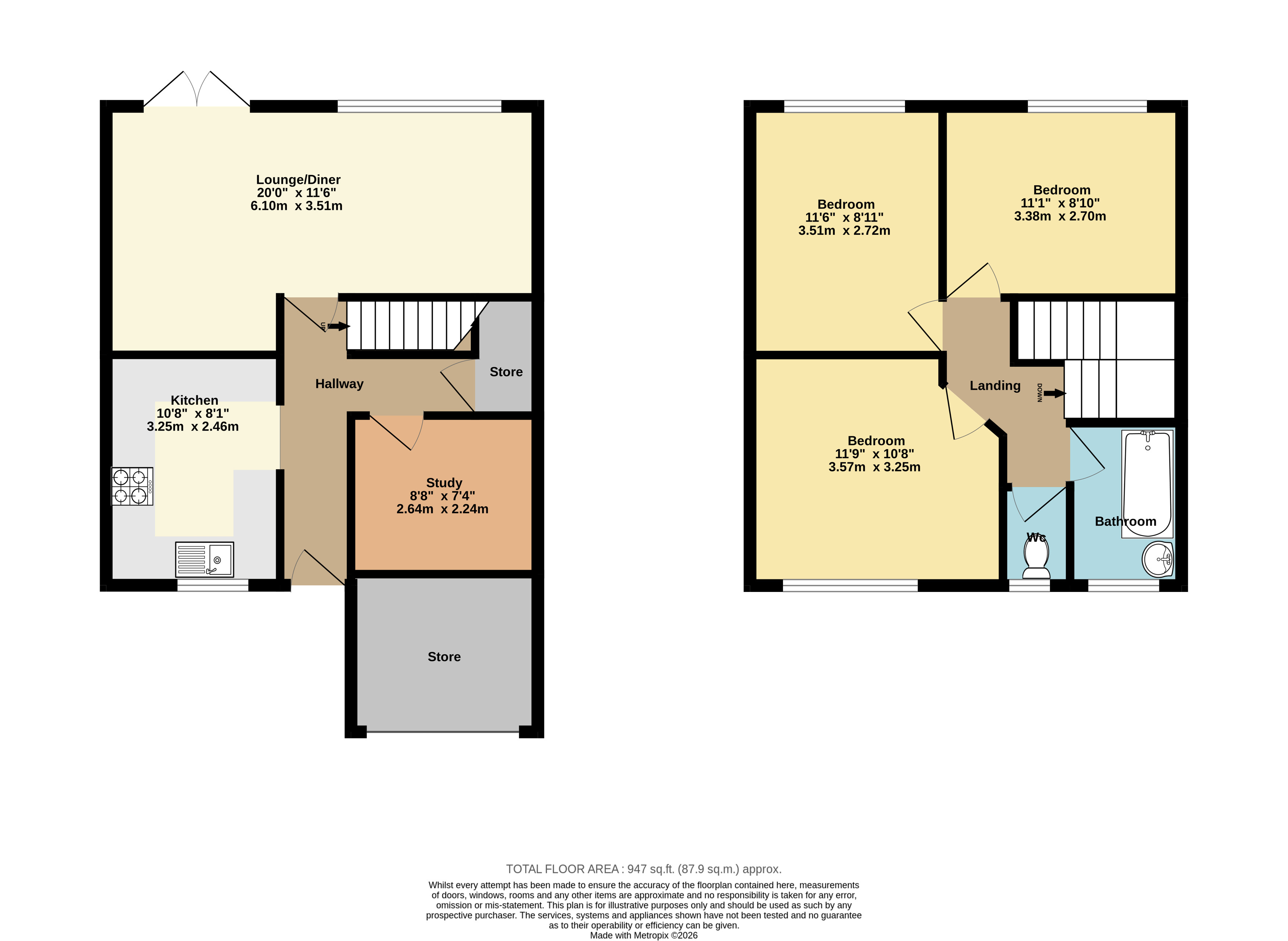 93, Fairfield Road, Kent floorplan