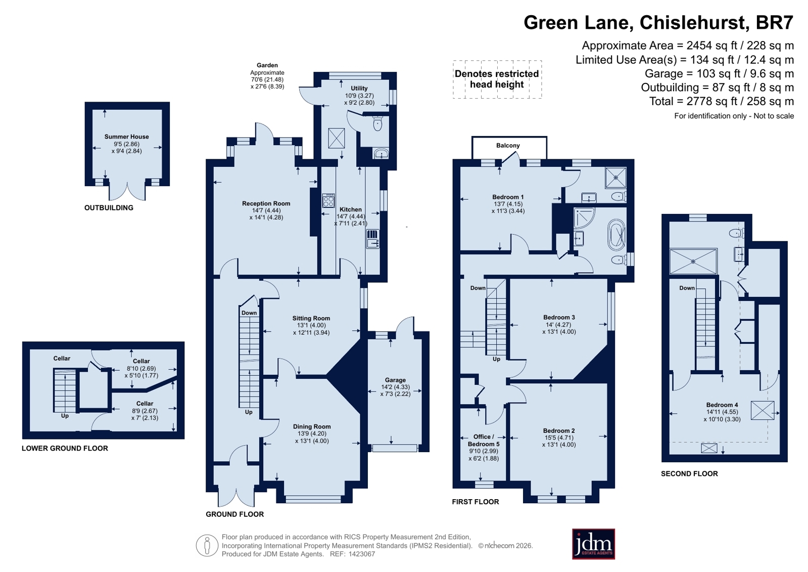 14, Green Lane, Chislehurst floorplan