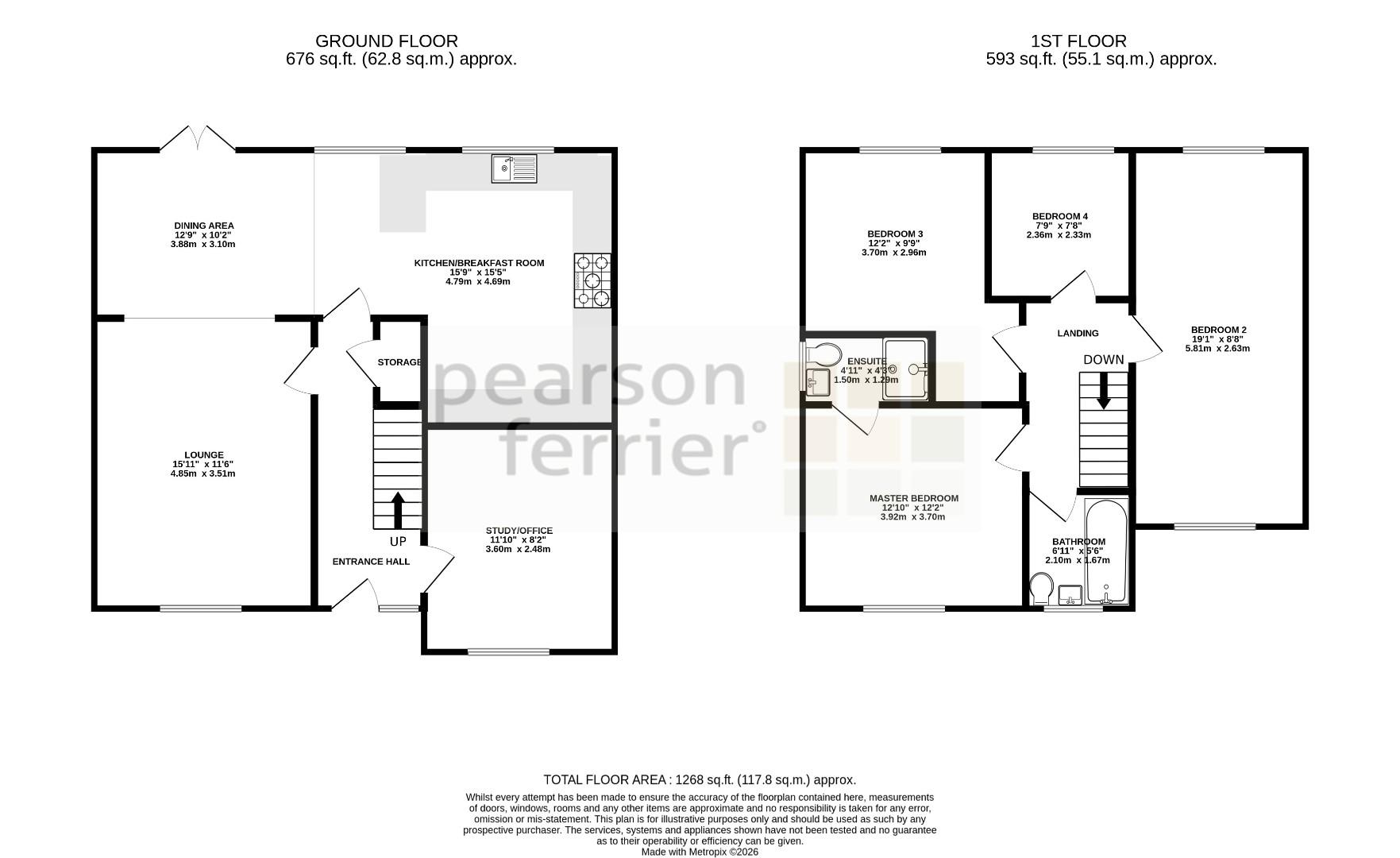 20,, Parkside Close, Manchester floorplan