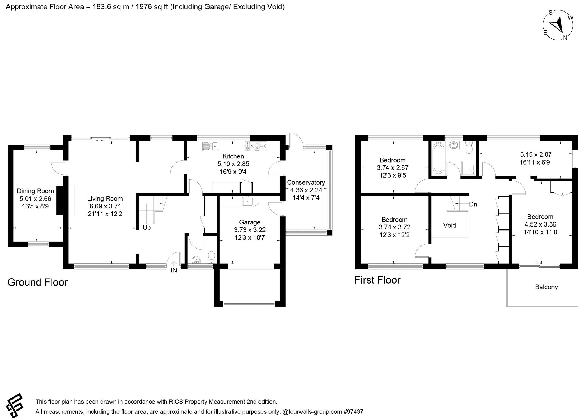 8 The Fairways, Tunbridge Wells floorplan