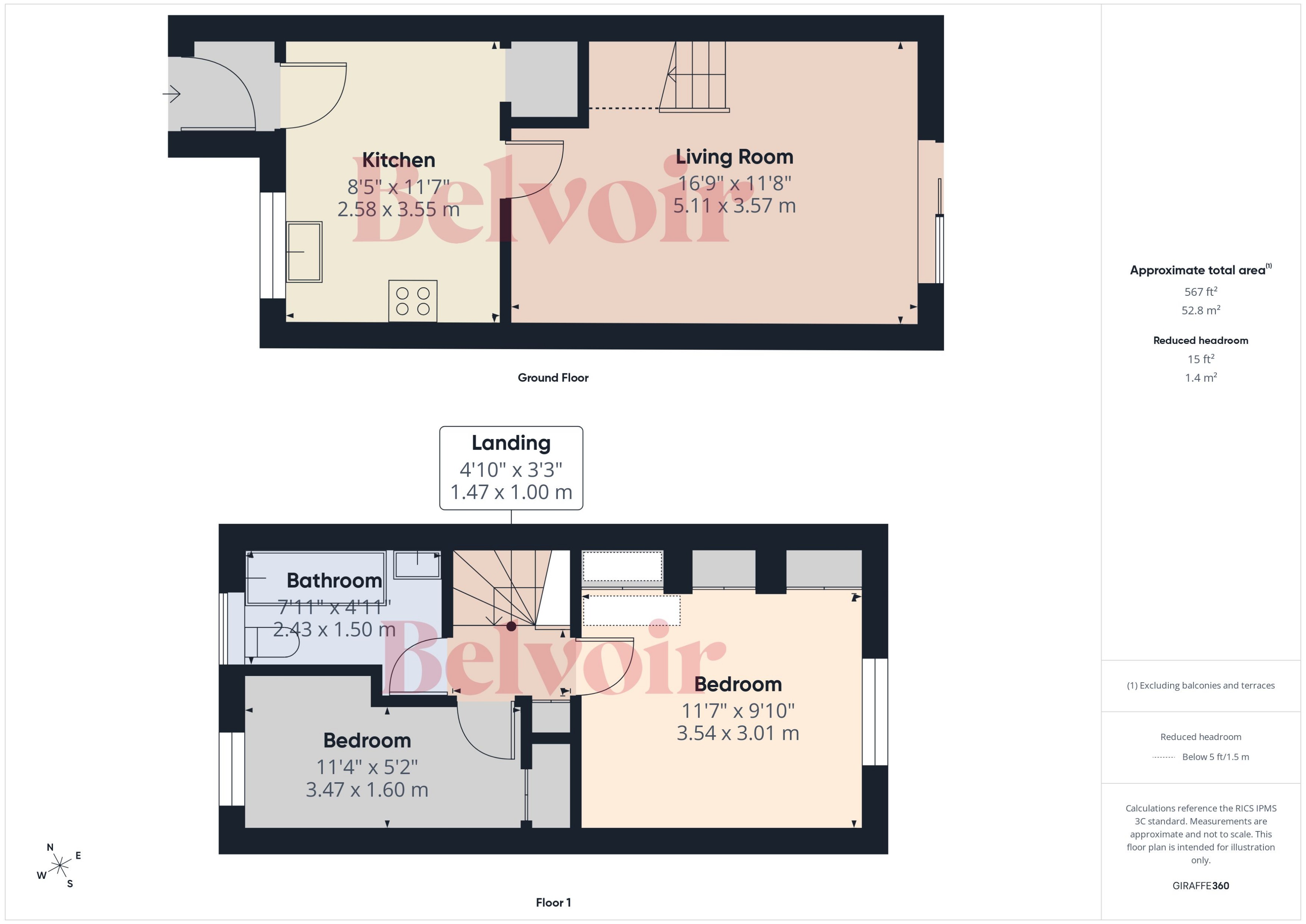 45, Long Copse Chase, Basingstoke floorplan