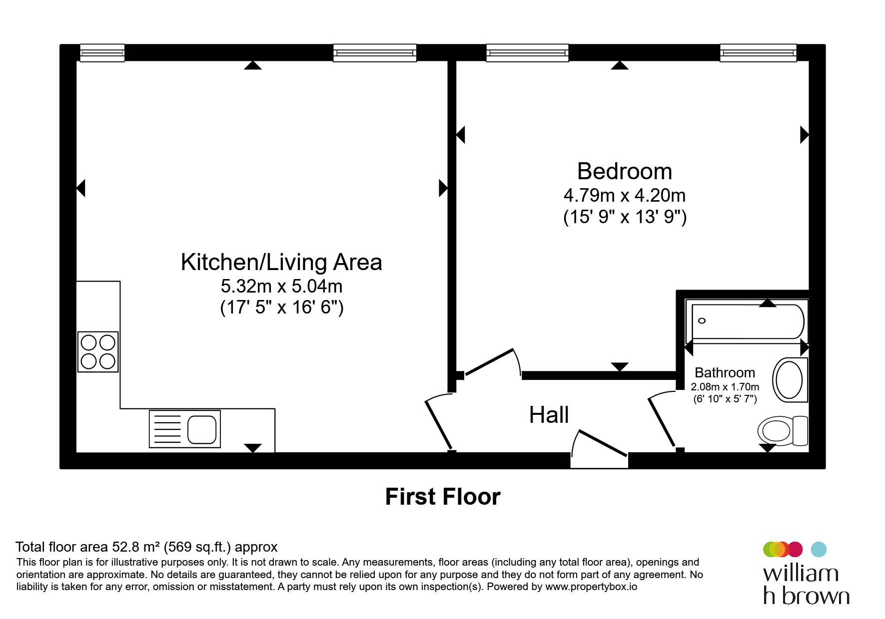 1, Equity Chambers, 40, Piccadilly, Bradford floorplan