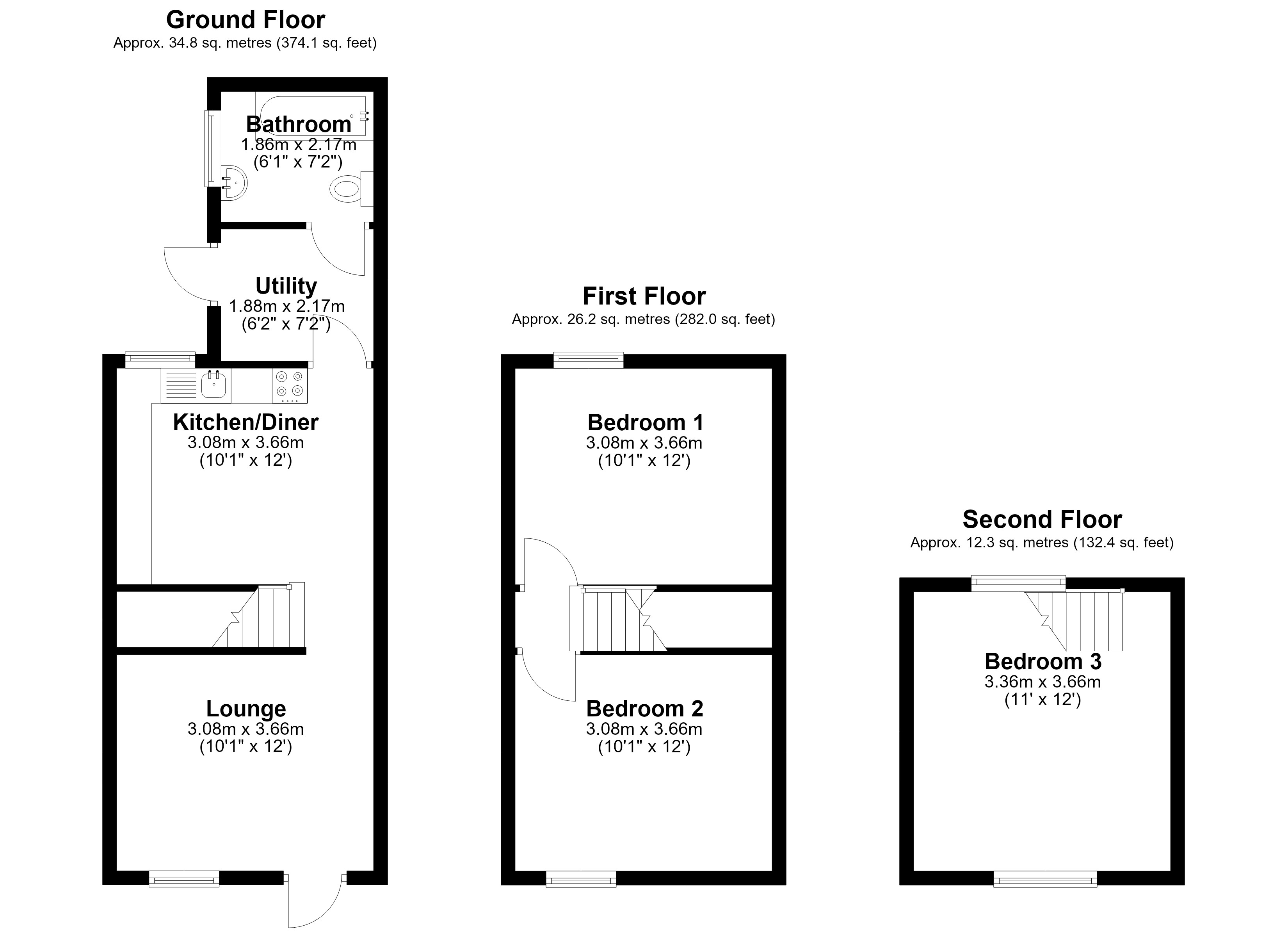 Theodore Place, Gillingham floorplan