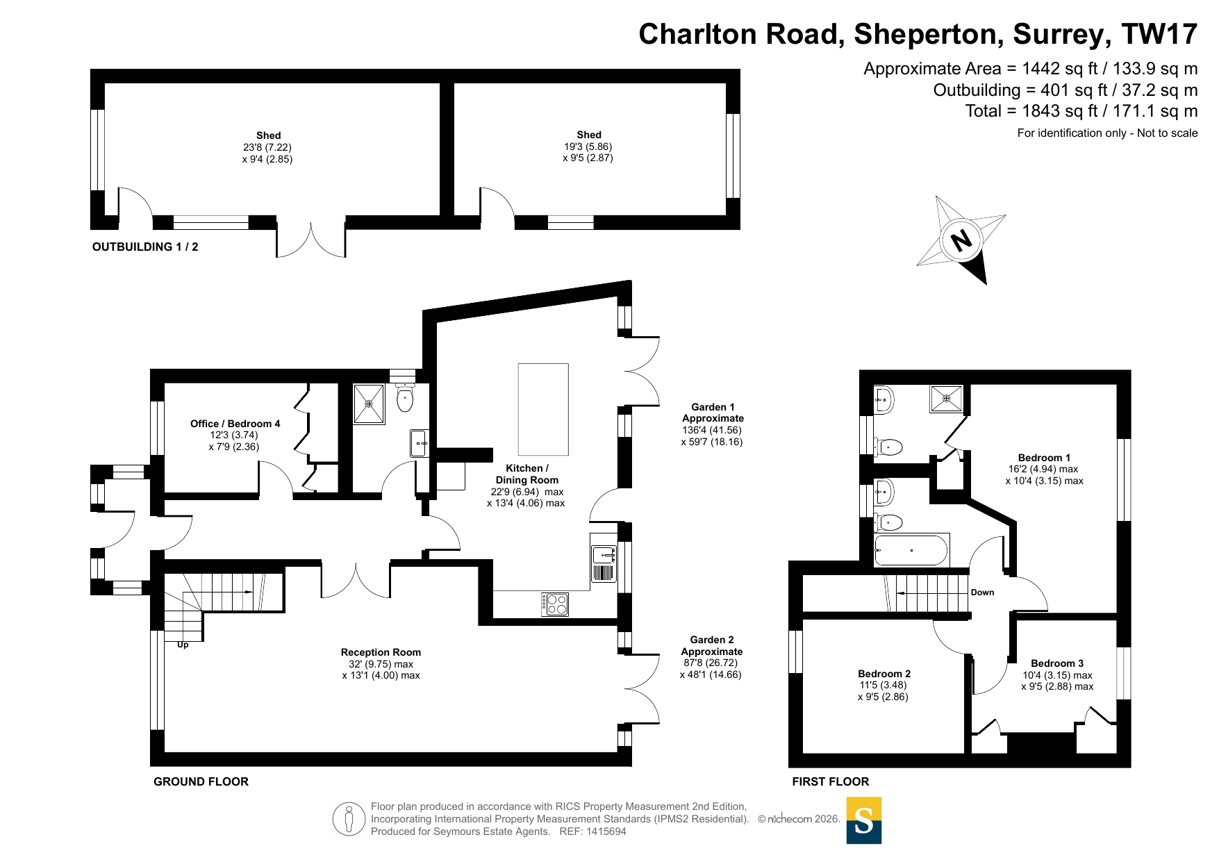 151, Charlton Road, Surrey floorplan