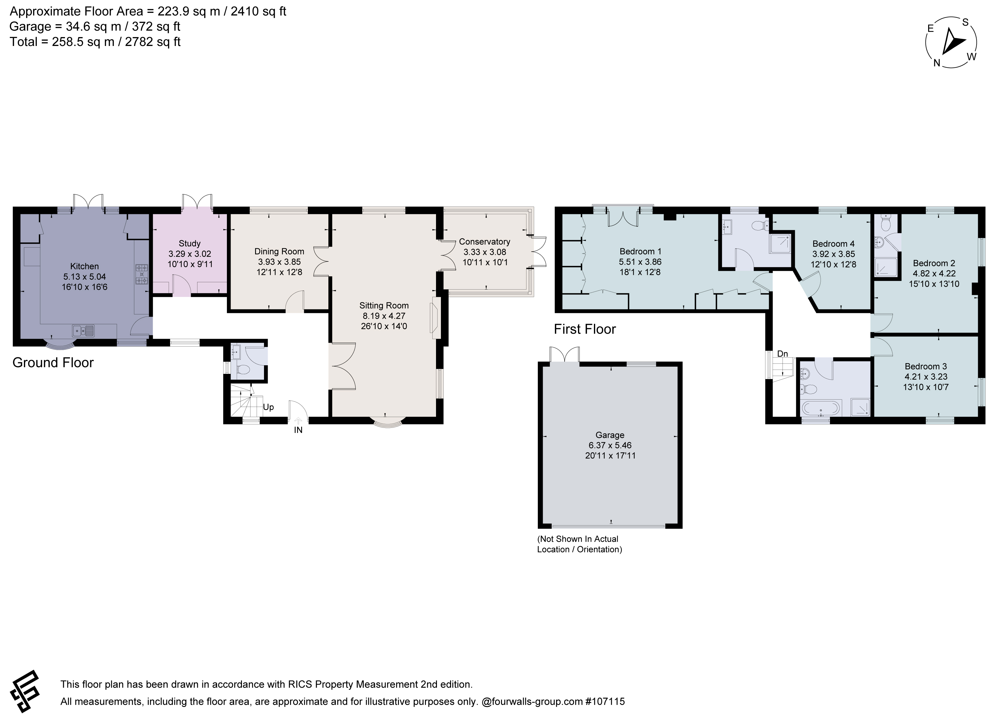 9 Main Street,, Welland Bank, Oakham floorplan